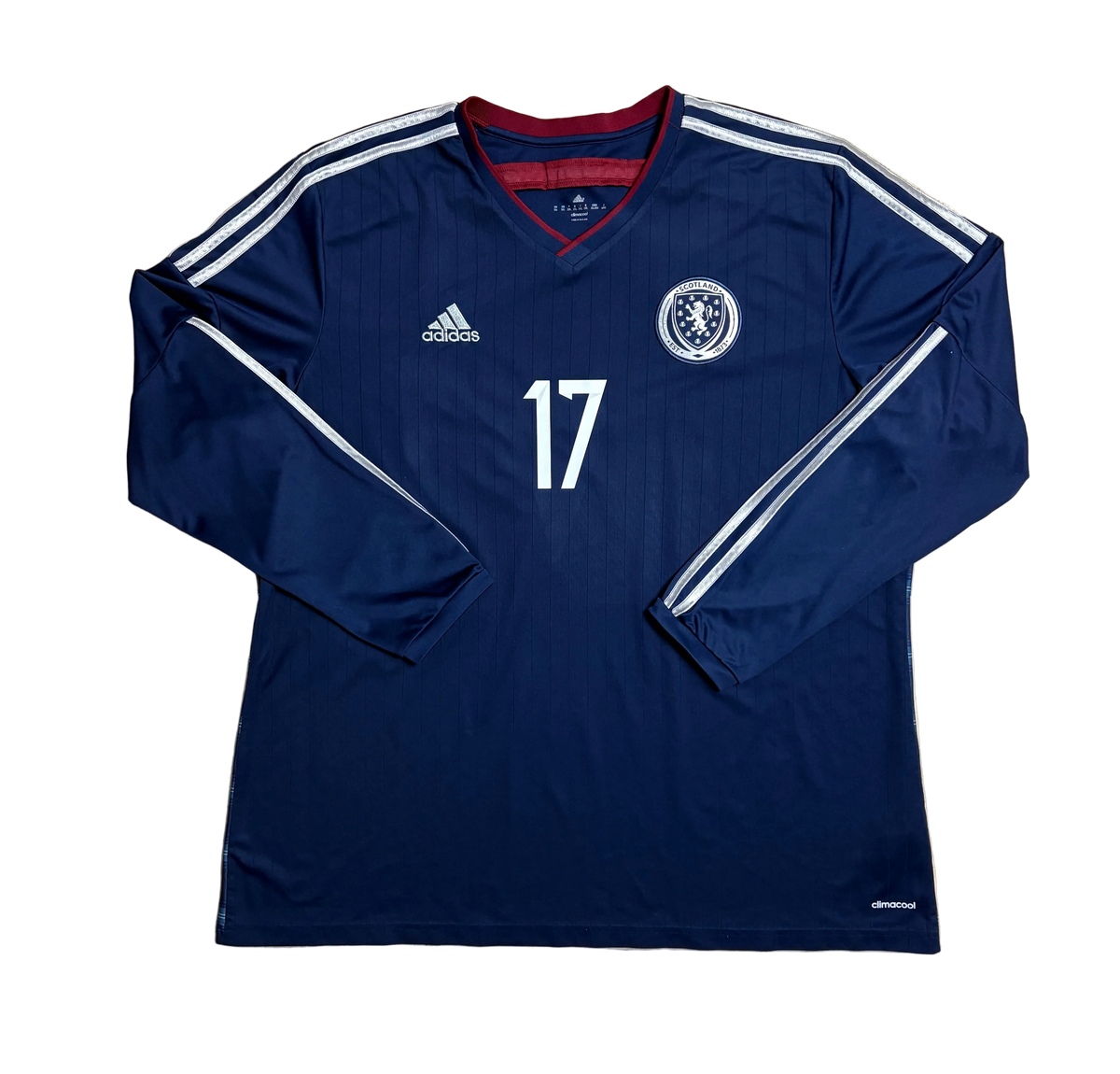 Authentic Robertson #17 Scotland 2014-15 home Football
