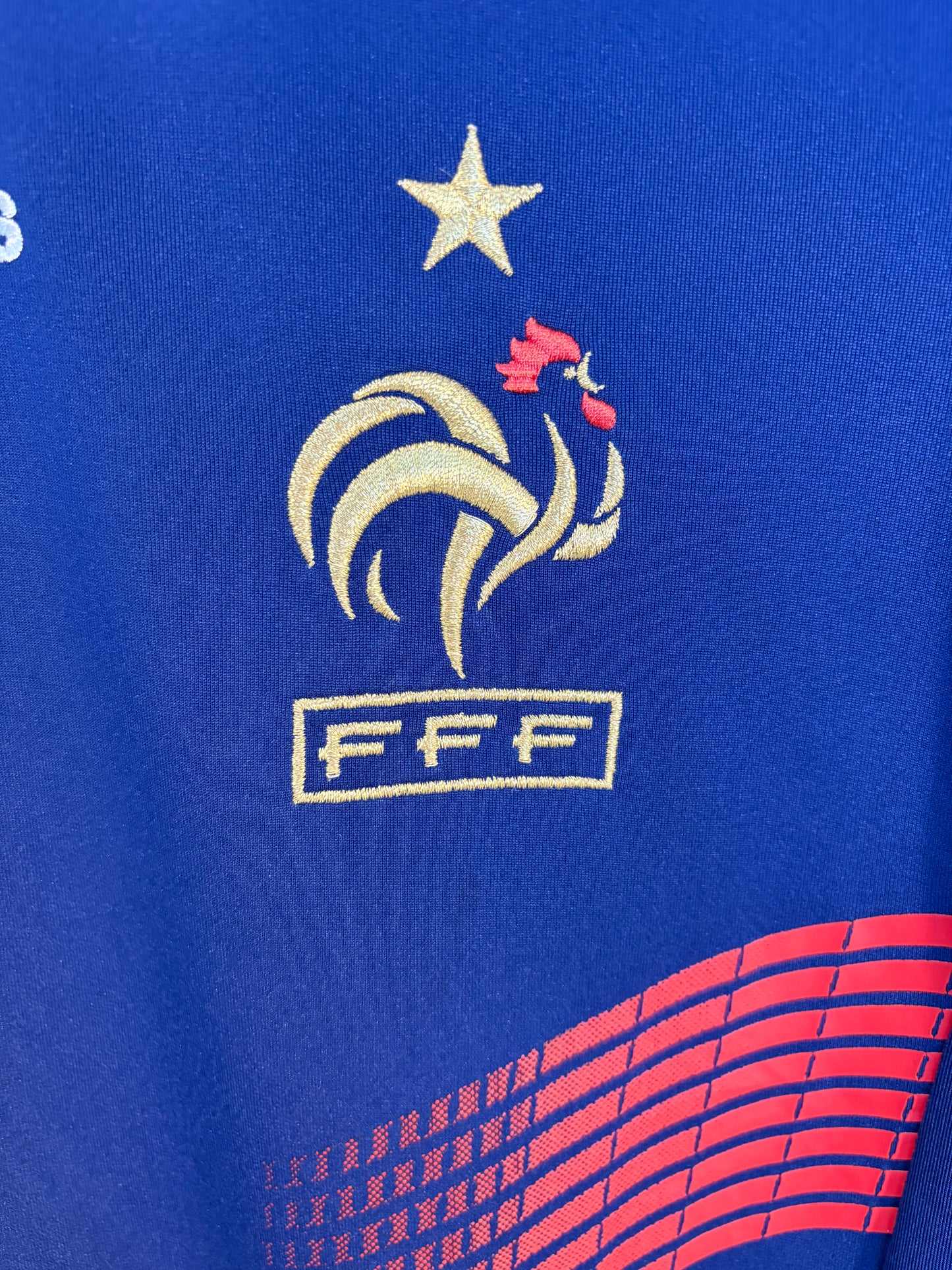 Vintage #12 Thierry Henry France 2010 WC Home Soccer Jersey Adidas
