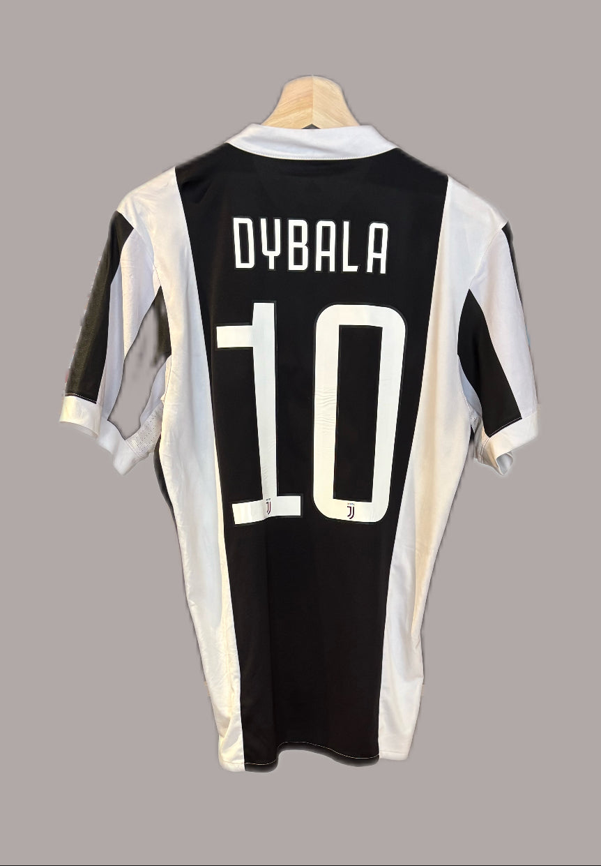 Authentic #10 Dybala Juventus 2017/18 Home Football Shirt