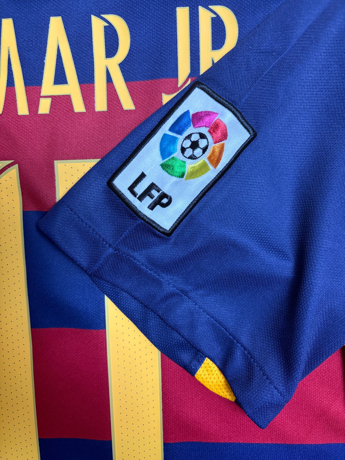 Authentic #11 Neymar Barcelona 2015/16 home Football