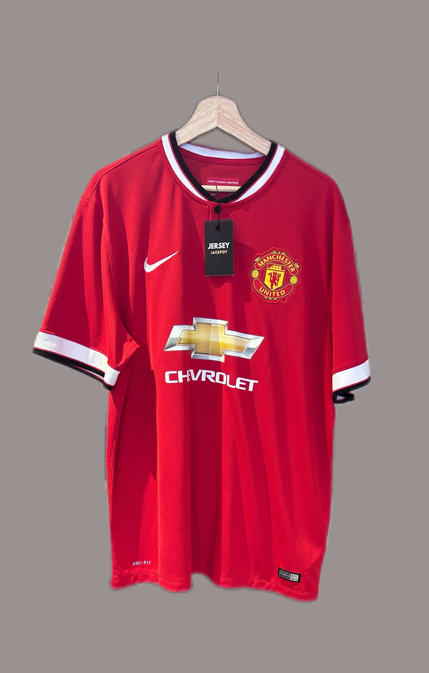 Vintage Manchester United 2014/15 Home Football T-Shirt
