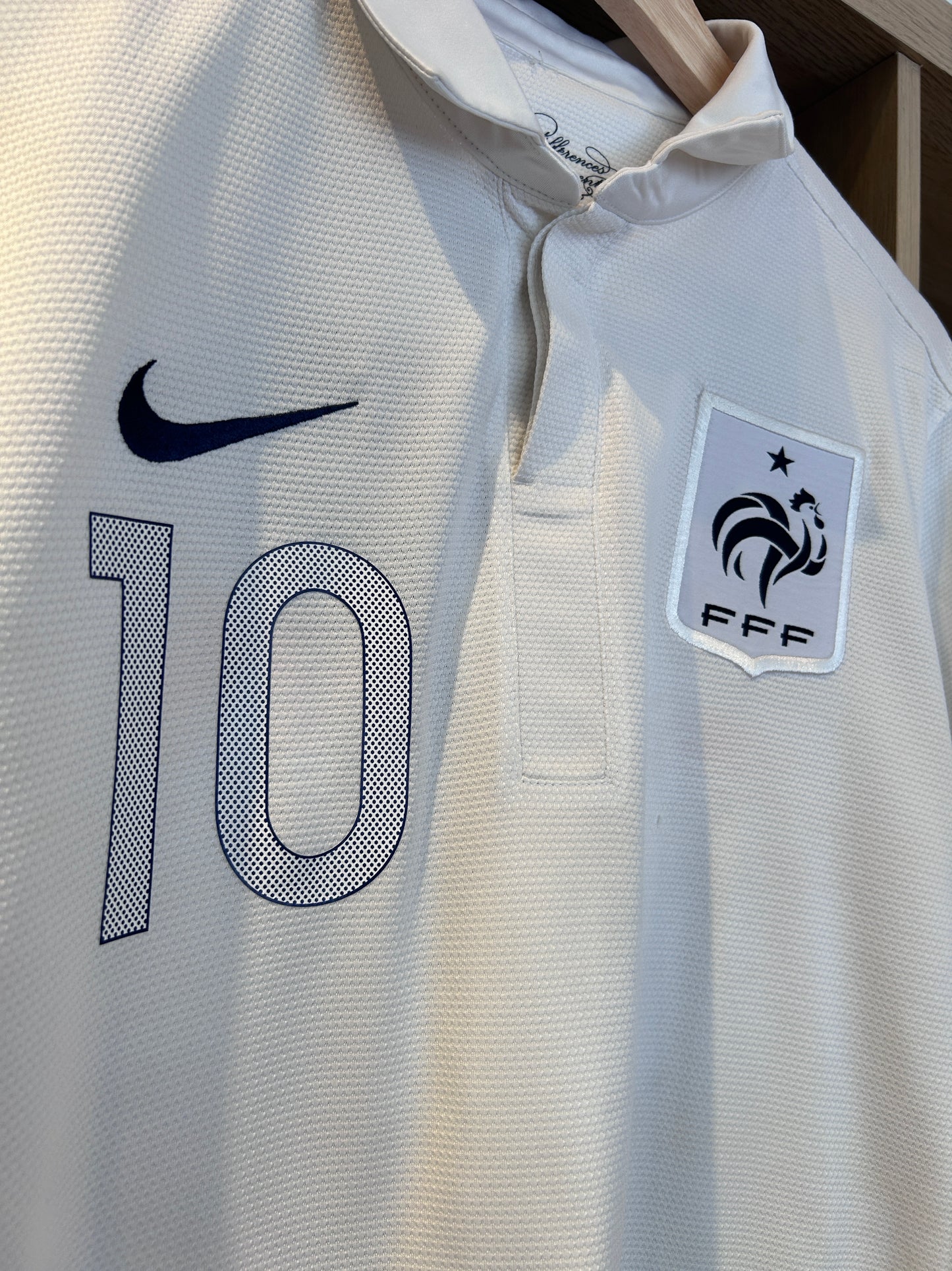 Authentic Benzema #10 France 2012/13 Away Football T-Shirt