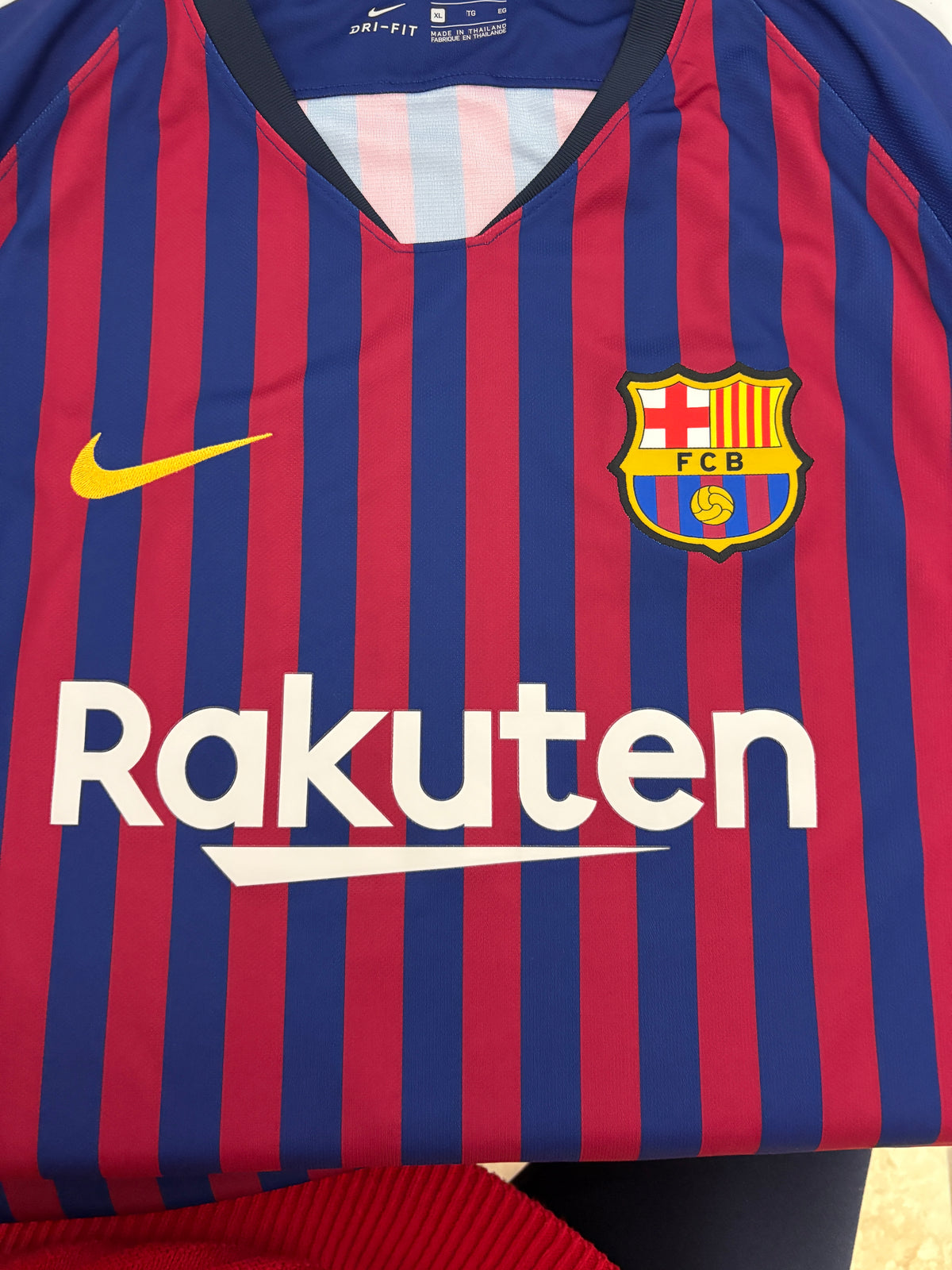 Authentic Messi #10 Barcelona 2018–2019 Home Football
