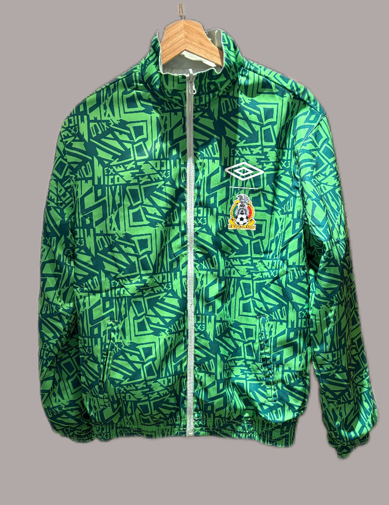 Vintage Mexico National Team reversible anthem jacketuuyyhb