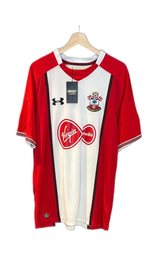 Authentic Boufal #19 Southampton 2017-2018 Home Football