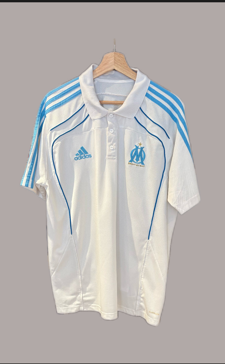 Authentic Olympique Marseille Polo 2010/11 adidas Football Shirt