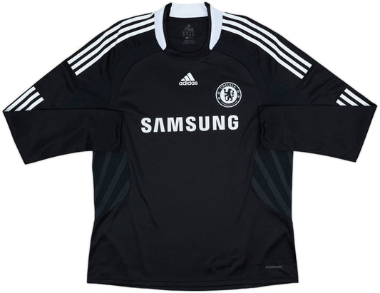 Authentic Drogba #11 Chelsea 2008-09 Away Football L/S