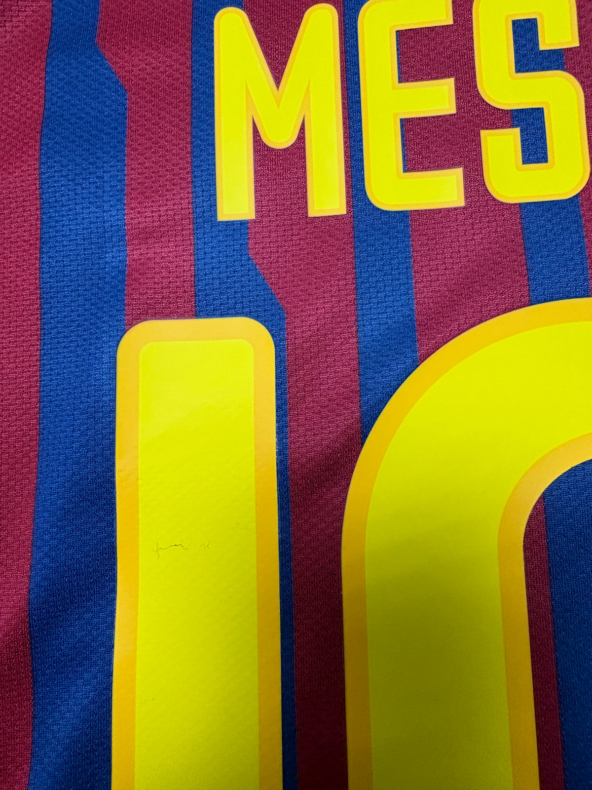 Authentic #10 Messi Barcelona 2011-12 Home Football