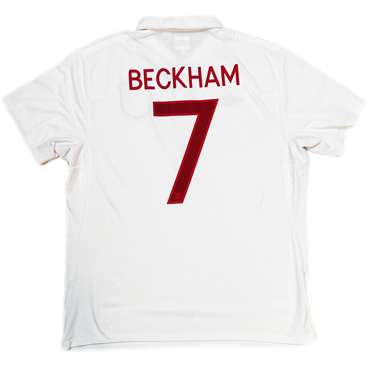 Authentic Beckham #7 England 2010-11 Home Football