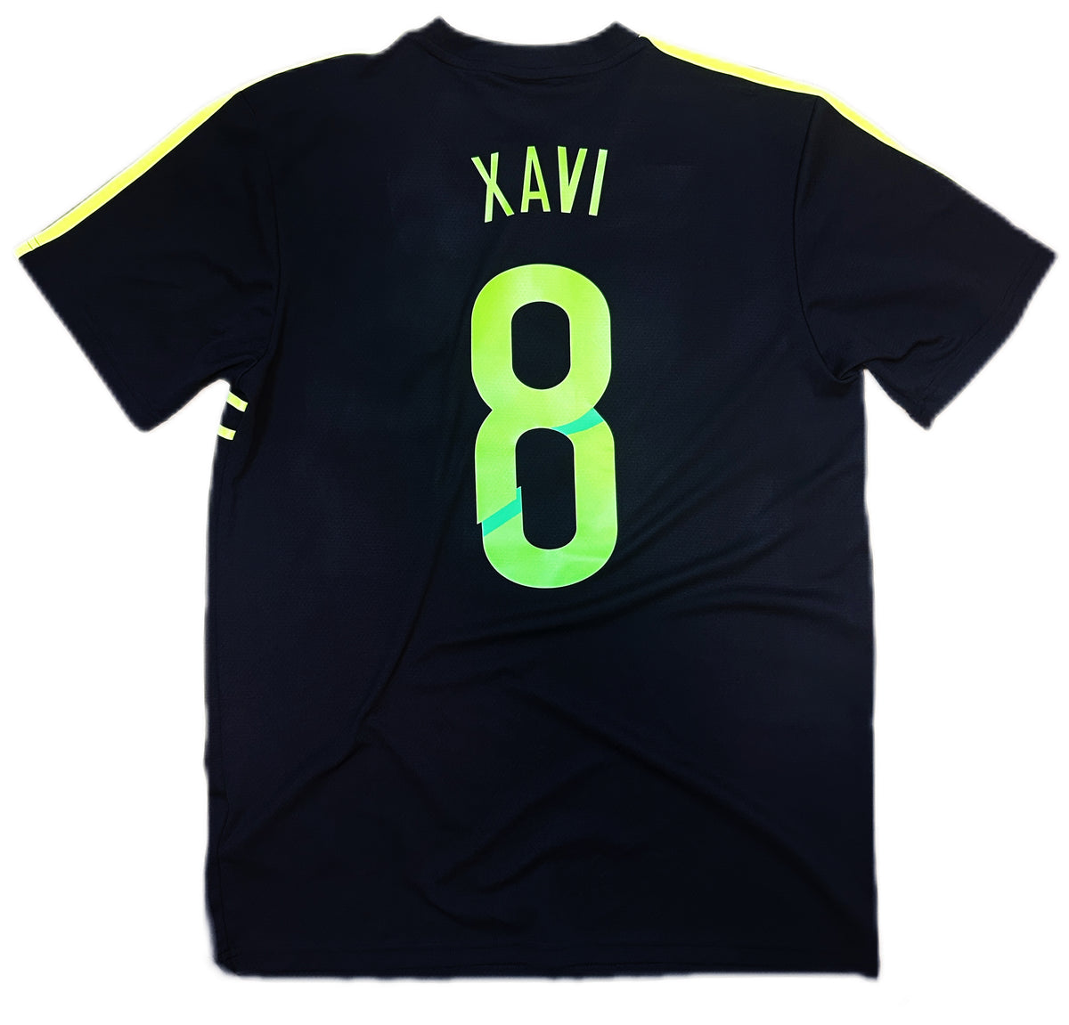Authentic Xavi #8 Spain 2013-15 Away Football