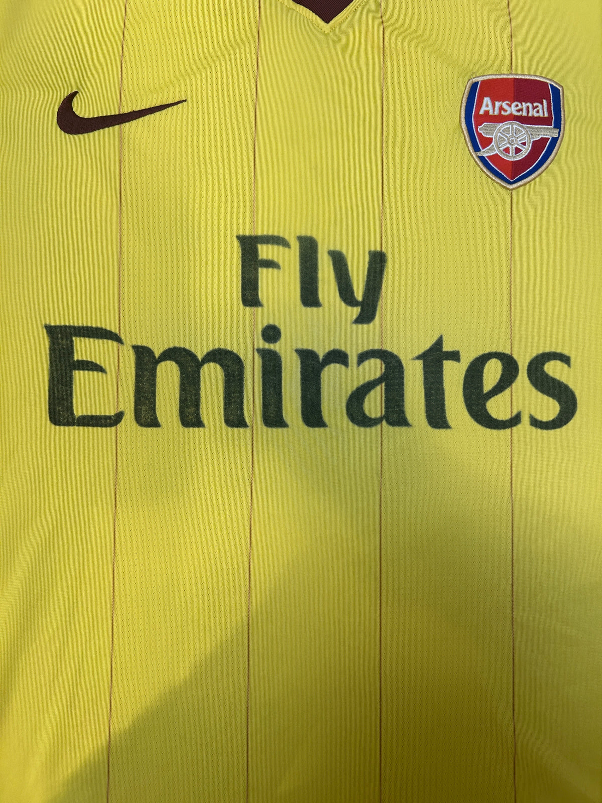 Authentic Nasri #8 Arsenal 2010-11 Away Football