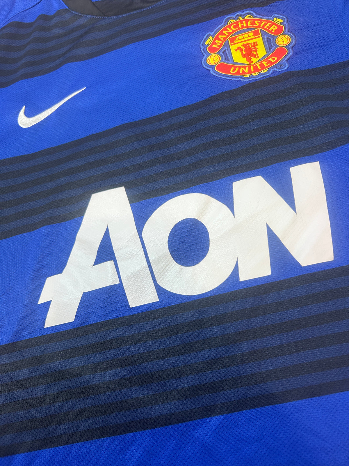 Authentic J.S. Park #13 Manchester United 2011-13 Away Football