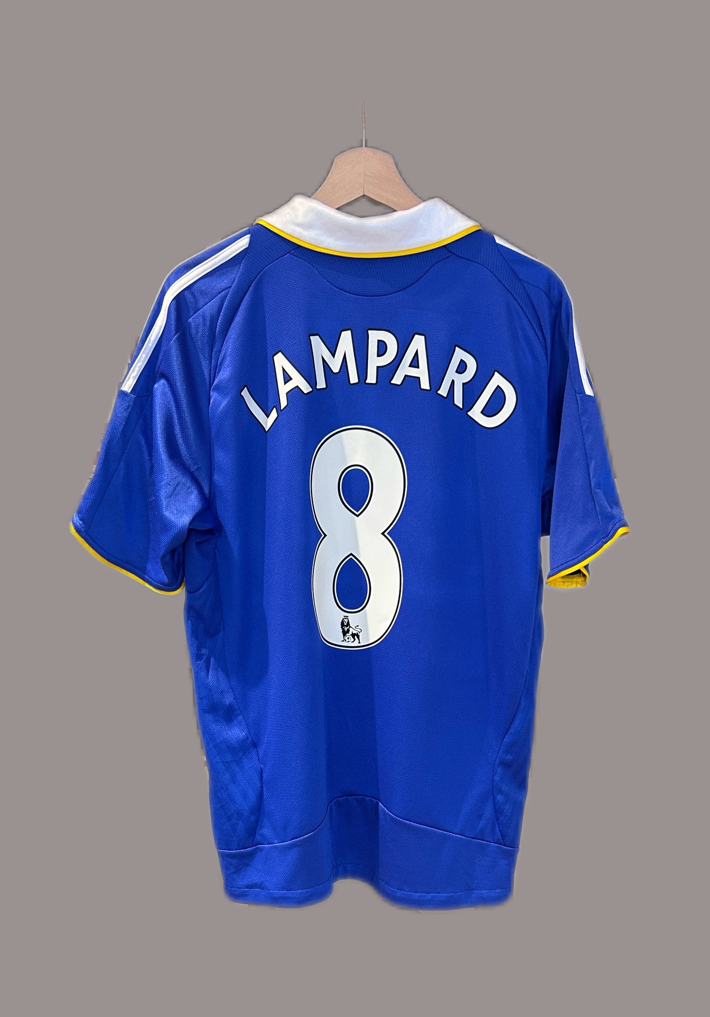 Vintage Lampard #8 Chelsea 2008/09 Home Football T-Shirt