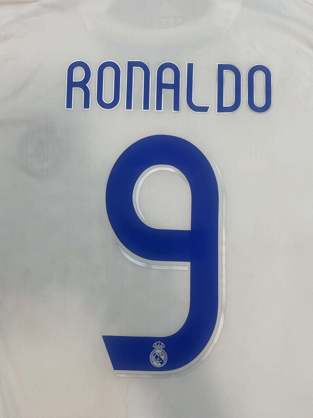 Authentic Ronaldo #9 Real Madrid 2006-07 Home Football