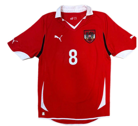 Authentic Alaba #8 Austria 2010-12 Home Football