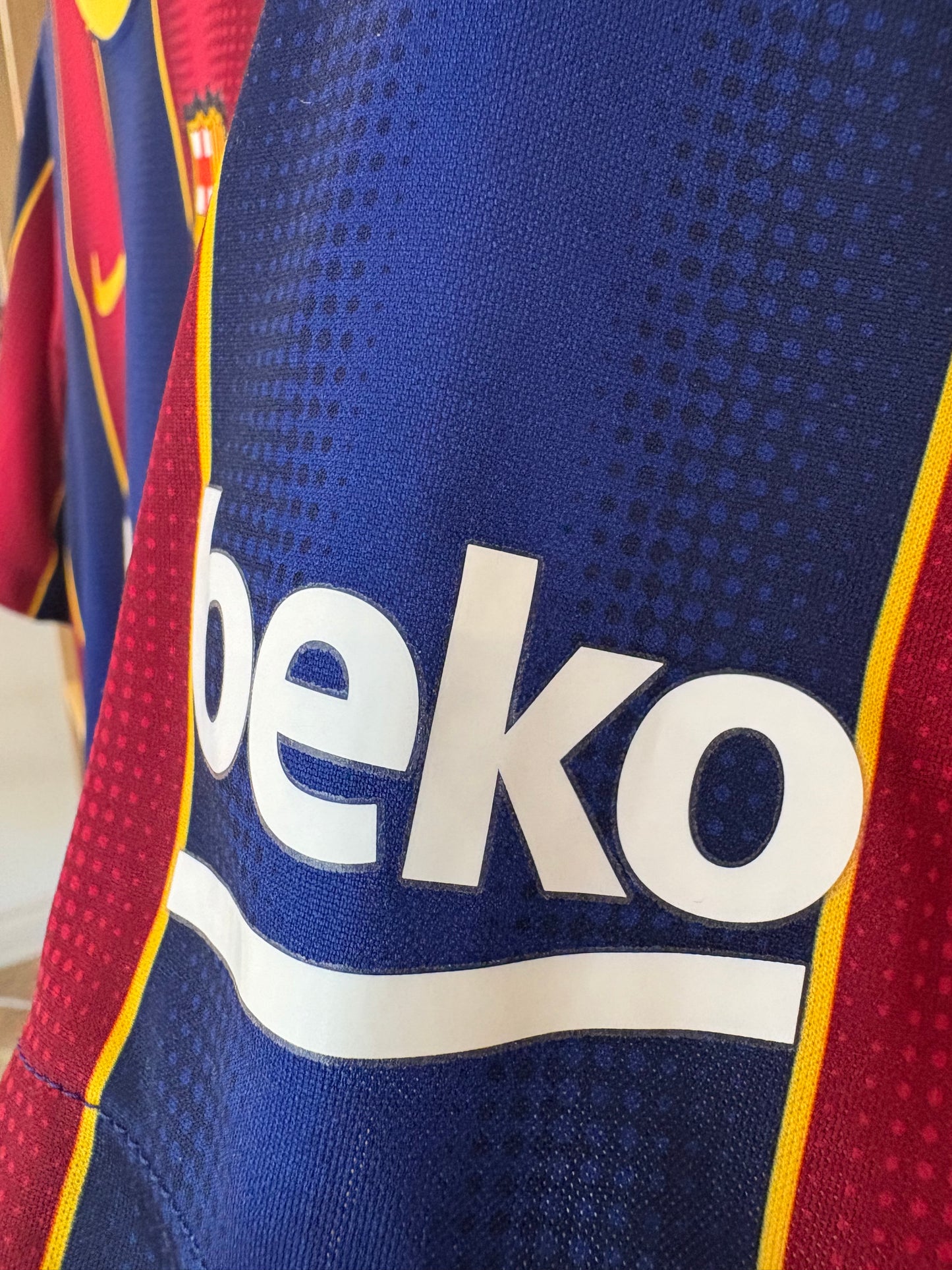 Vintage #10 Messi Barcelona 2020/21 Home Football jersey