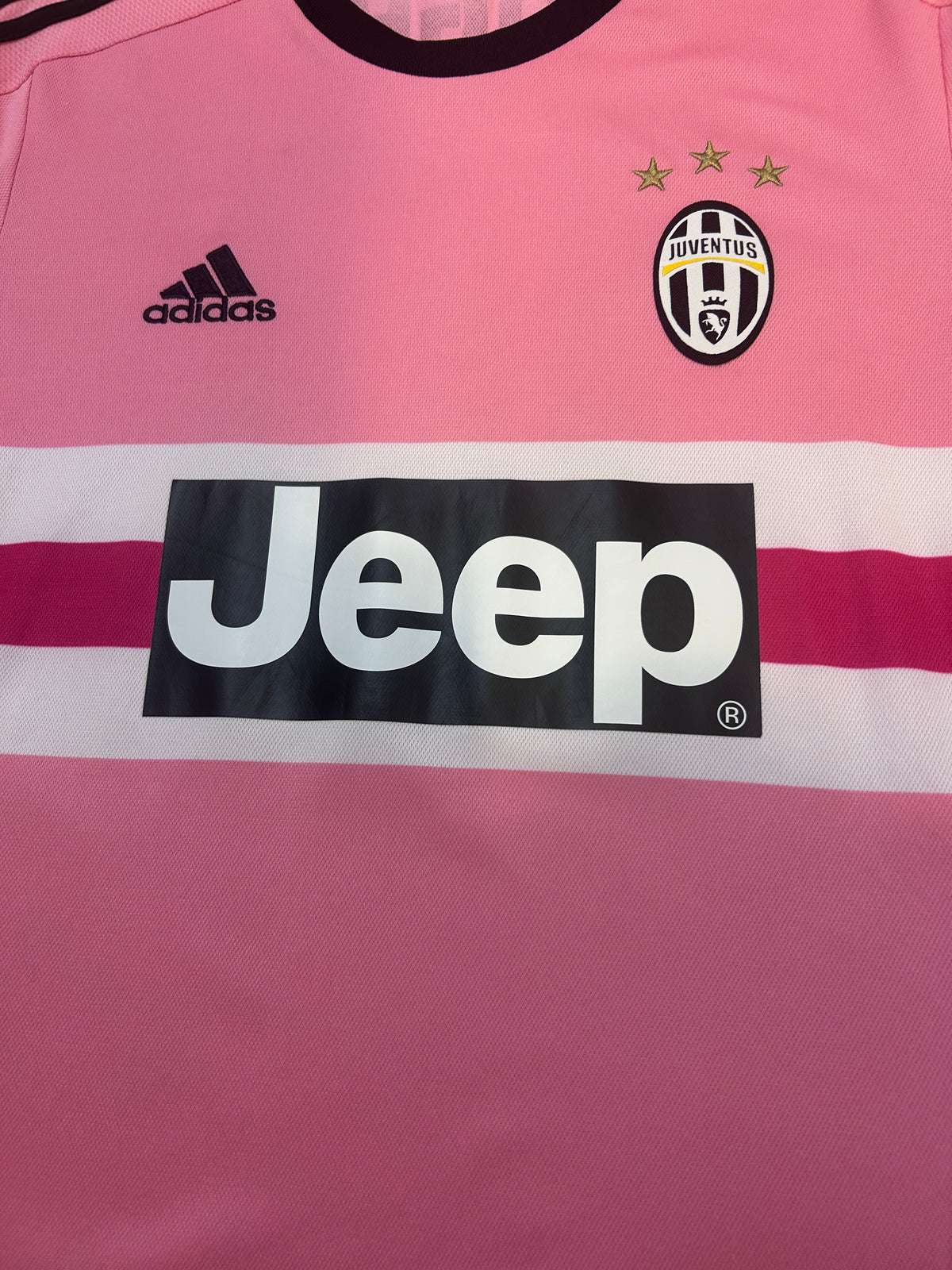 Authentic Pogba #10 Juventus 2015-16 Away Football