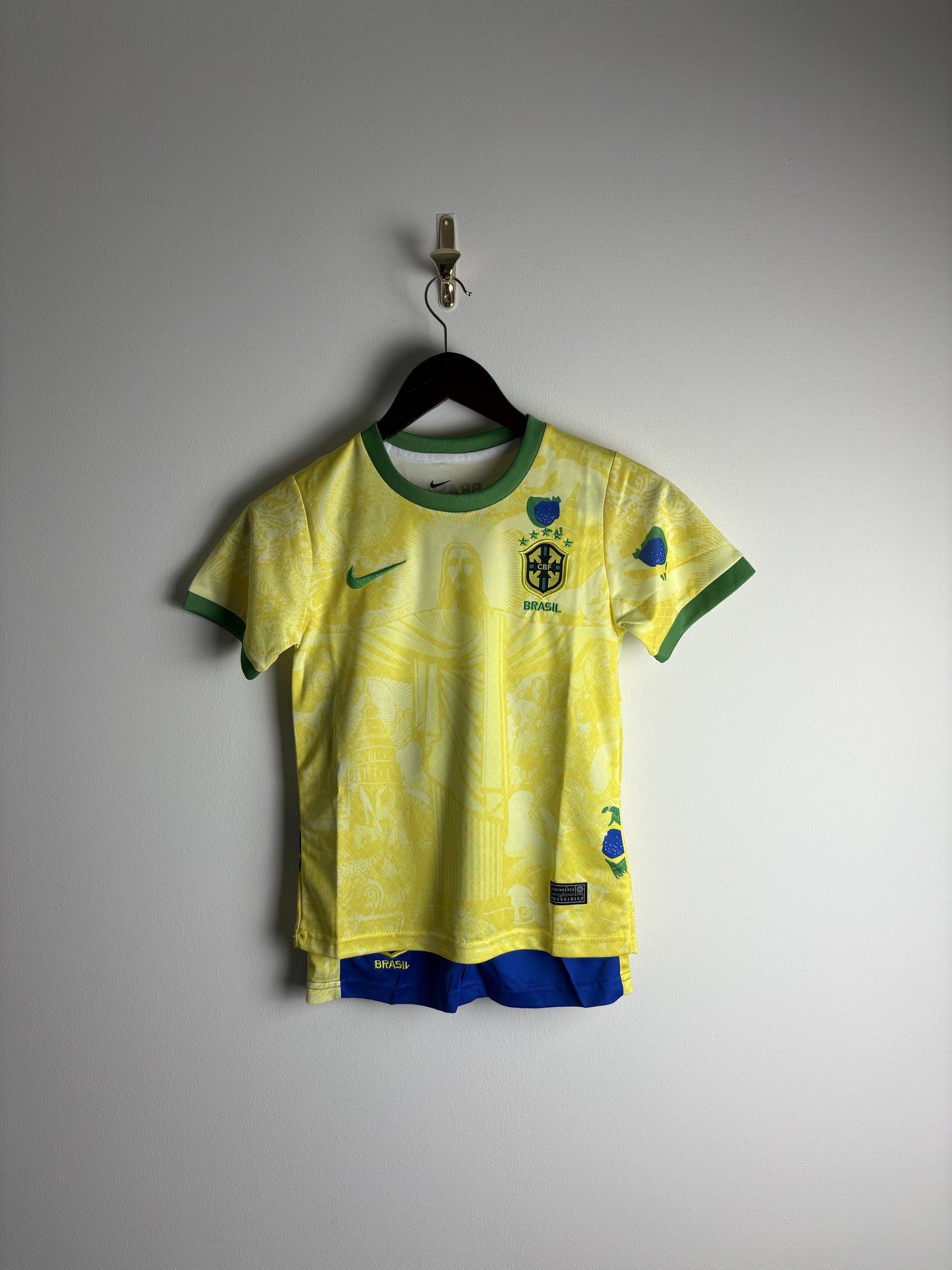 Retro Brazil 2024 Limited Edition Football Jersey + Shorts