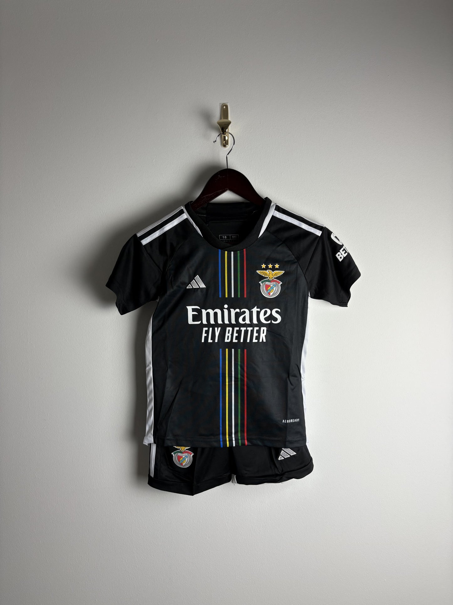 Retro Benfica 2023/24 Away Football Kit Jersey + Shorts For Kids
