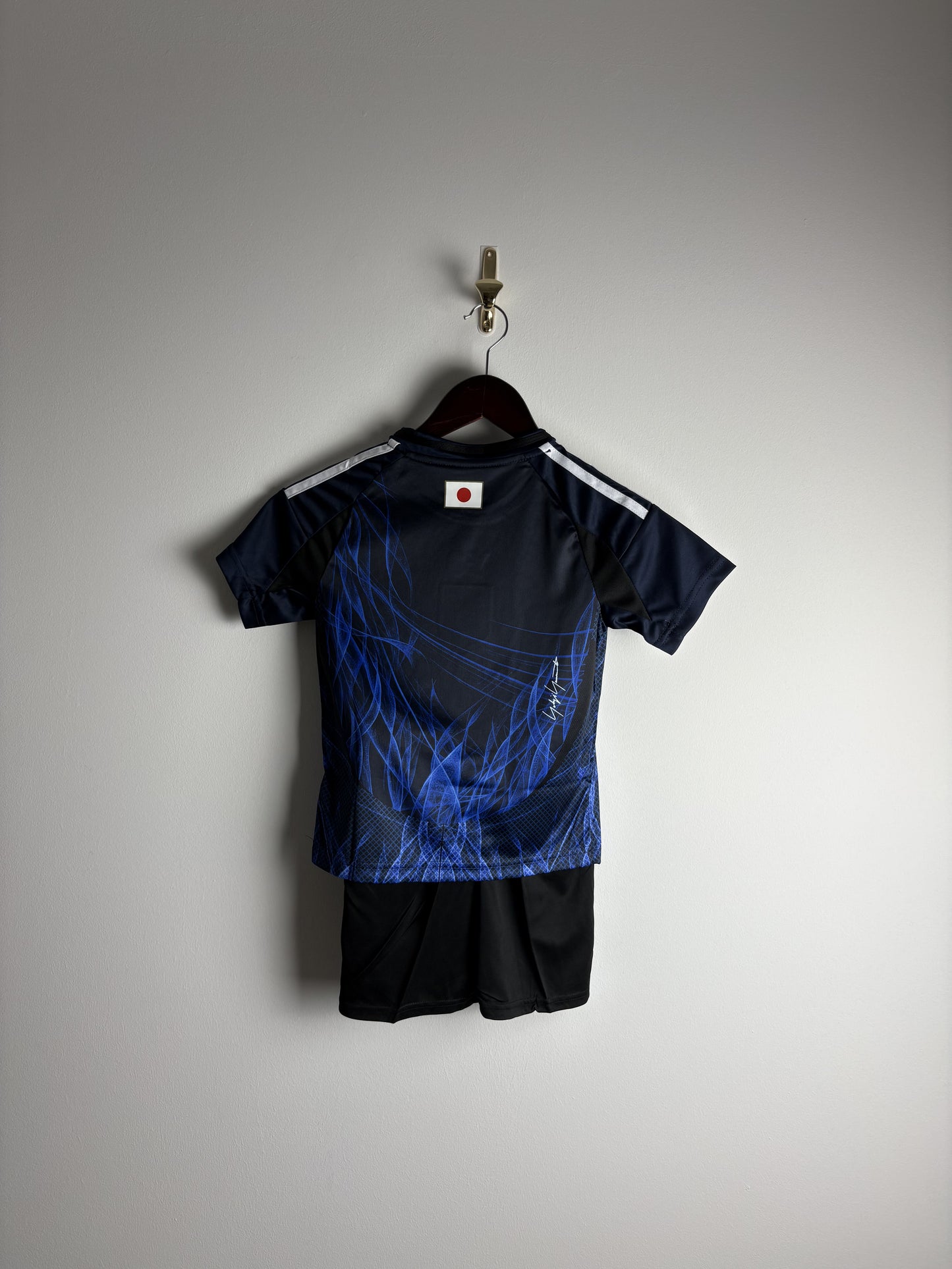 Retro Japan 2024 Home Football Kit + Shorts For Kids