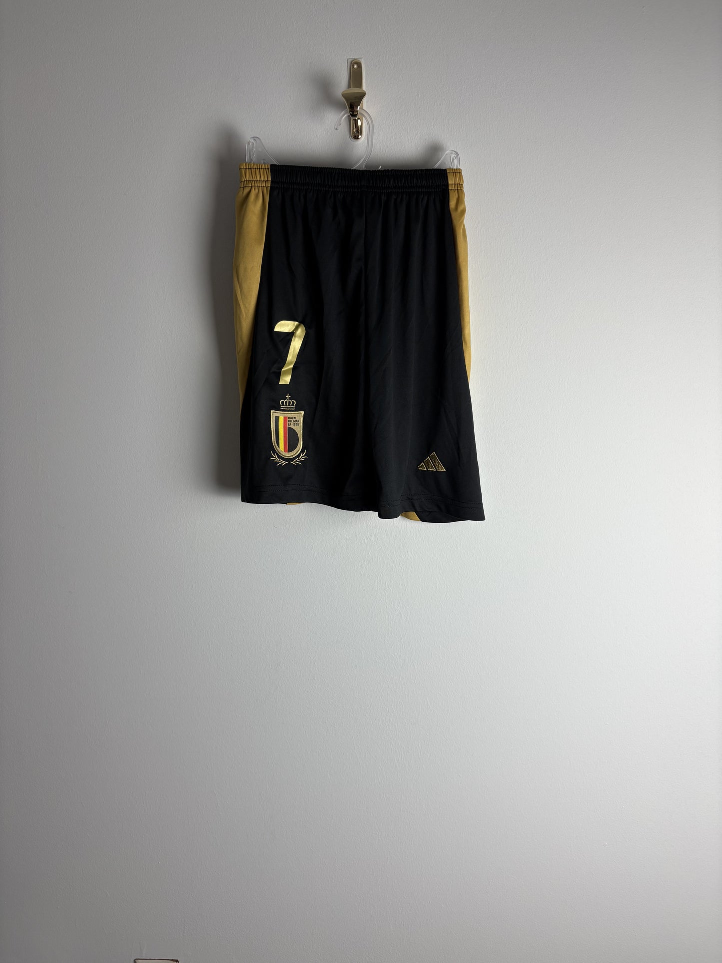 Vintage #7 De Bruyne Belgium 2024 Home Football Kit + Shorts For Kids