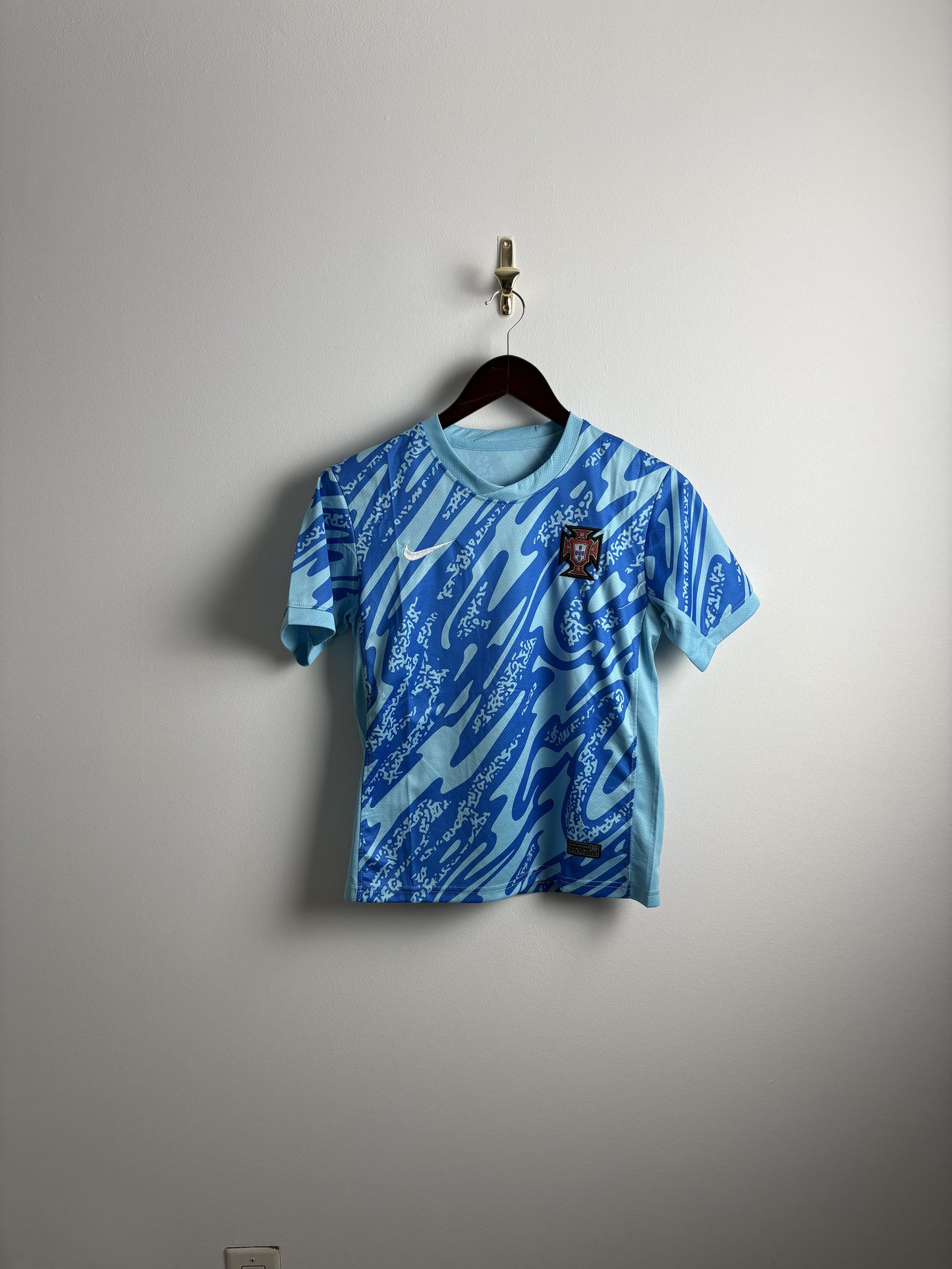 Vintage 2024 Portugal Euros Kids Goalkeeper Kit
