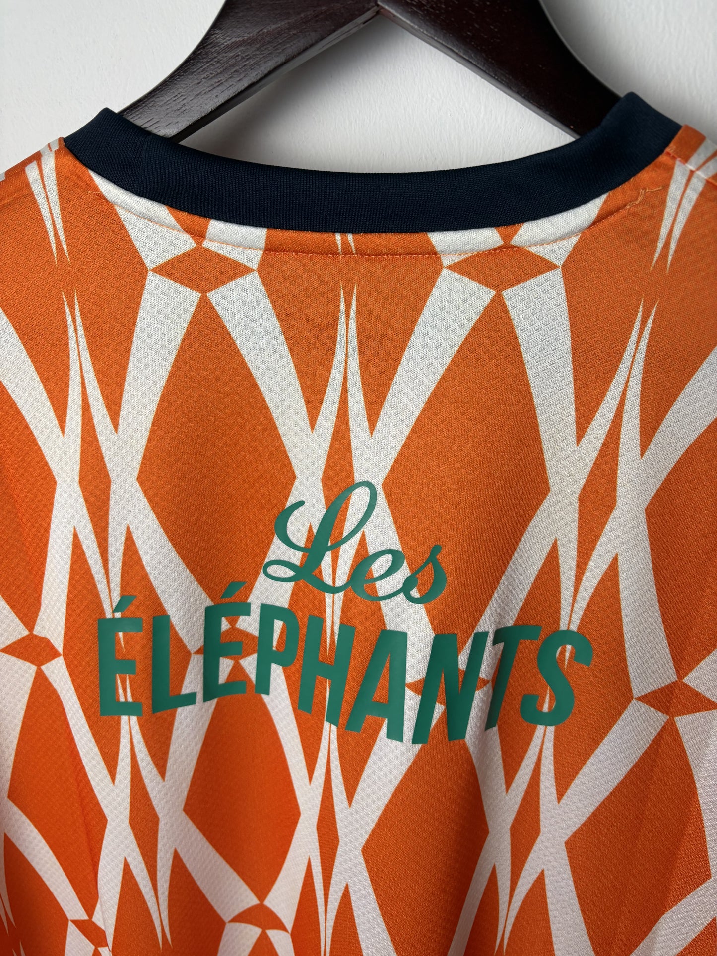 Vintage 2023-2024 Ivory Coast Home Jersey 2024 AFCON winners (Orange)