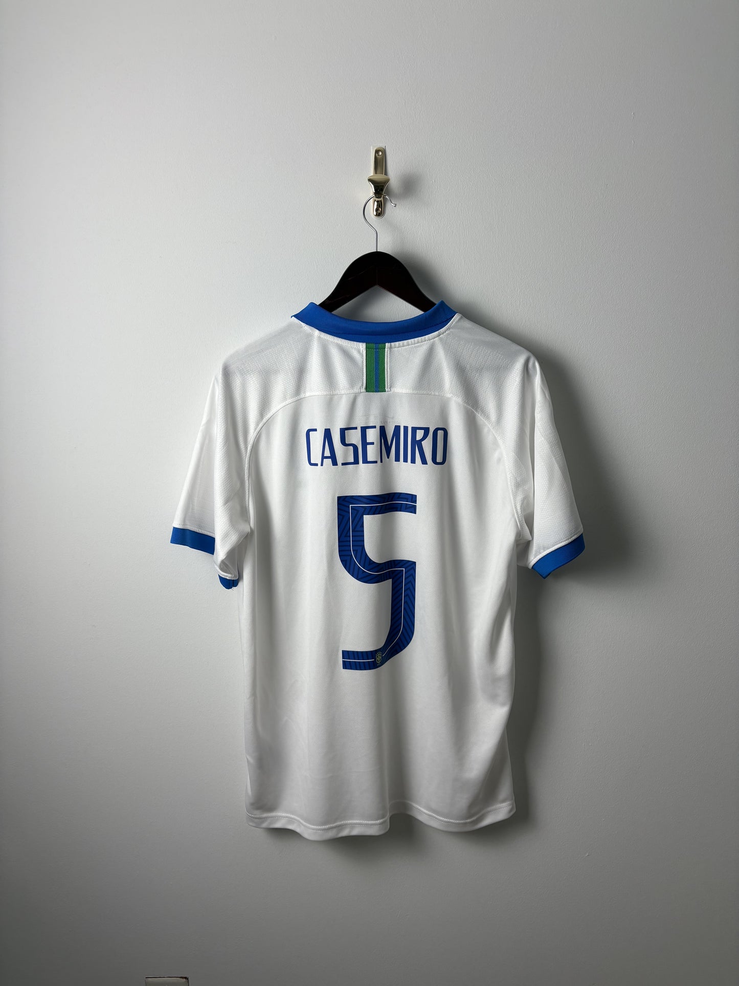 Vintage #5 Casemiro Brasil 2019/2020 COPA America Winners Official Brazil National team Football T-Shirt