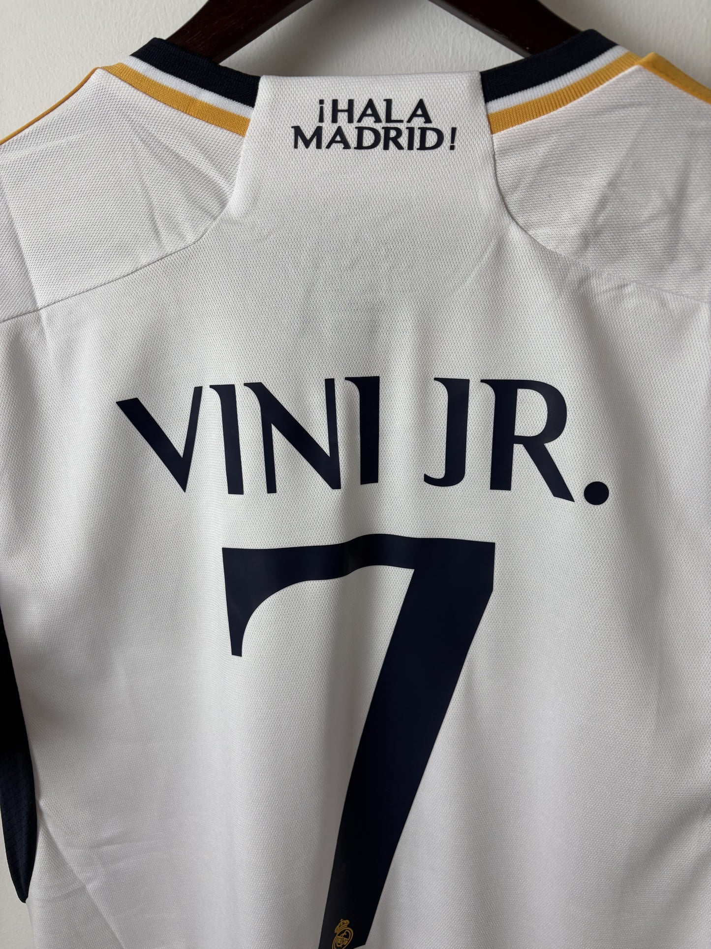 Vini JR #7 Real Madrid 23/24 Home Football Jersey