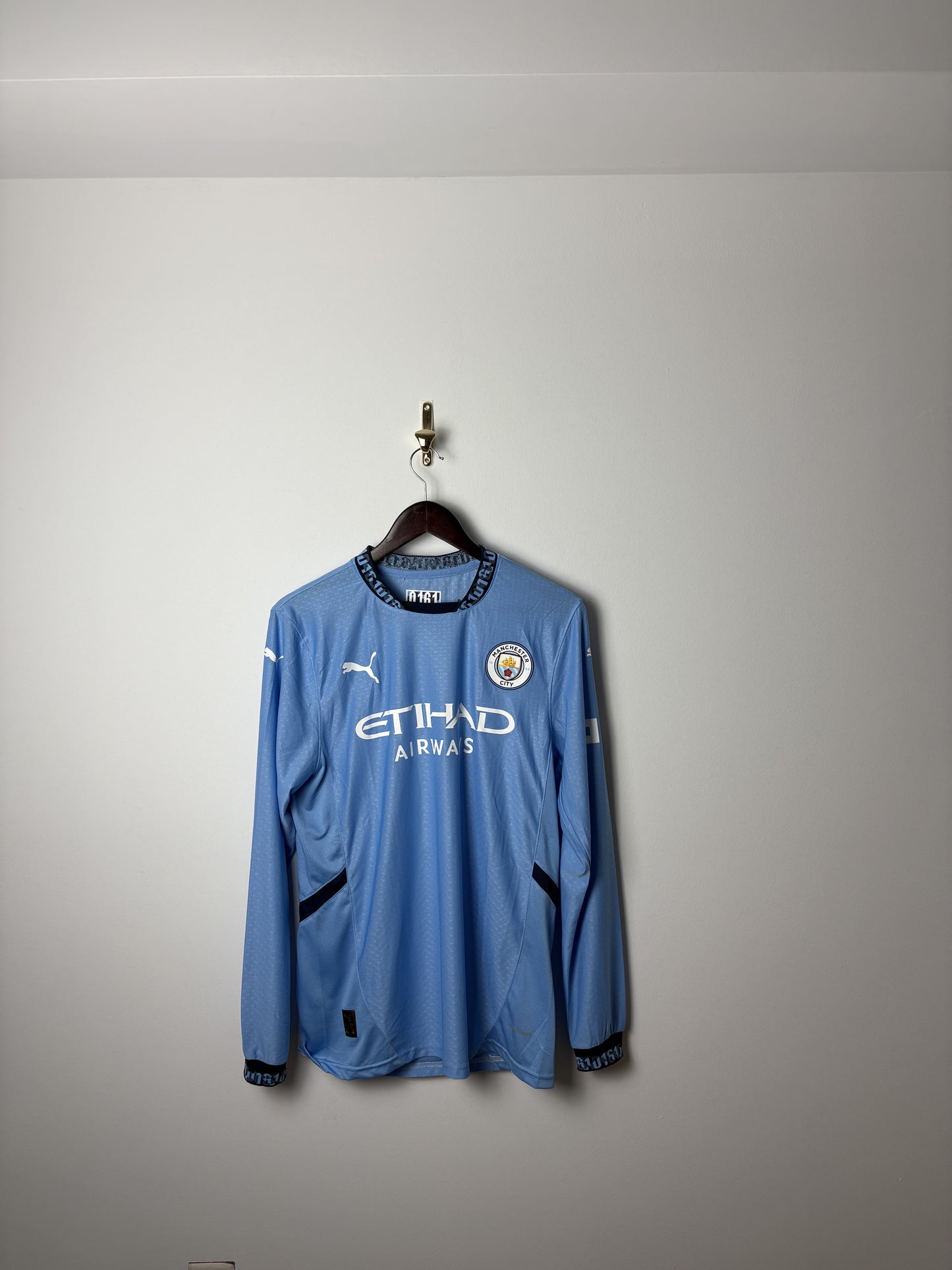 Vintage #9 HAALAND Manchester City football Home Jersey 2024/25 Long Sleeve