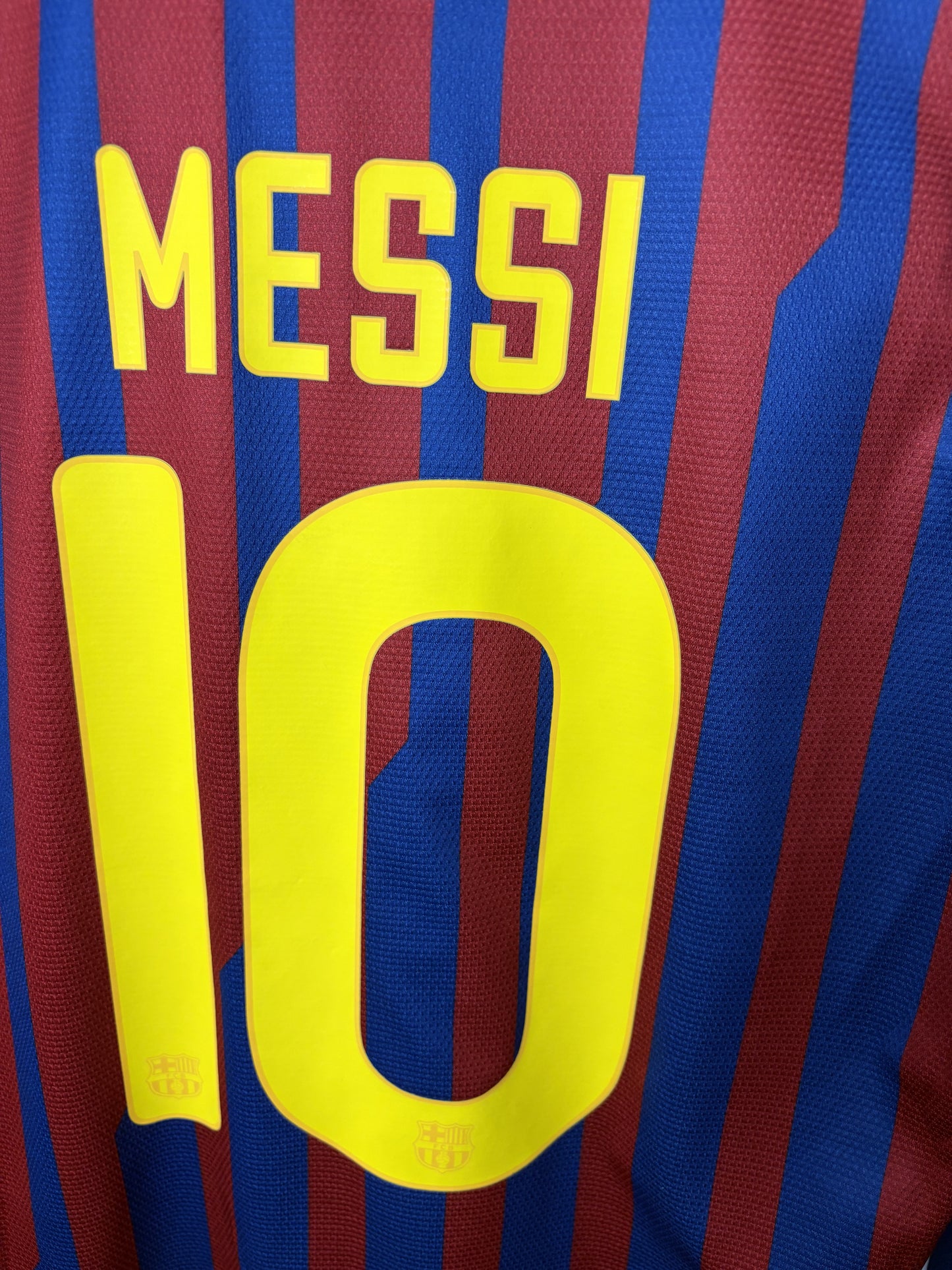 Vintage #10 Messi FC Barcelona 2011/12 Home Kit