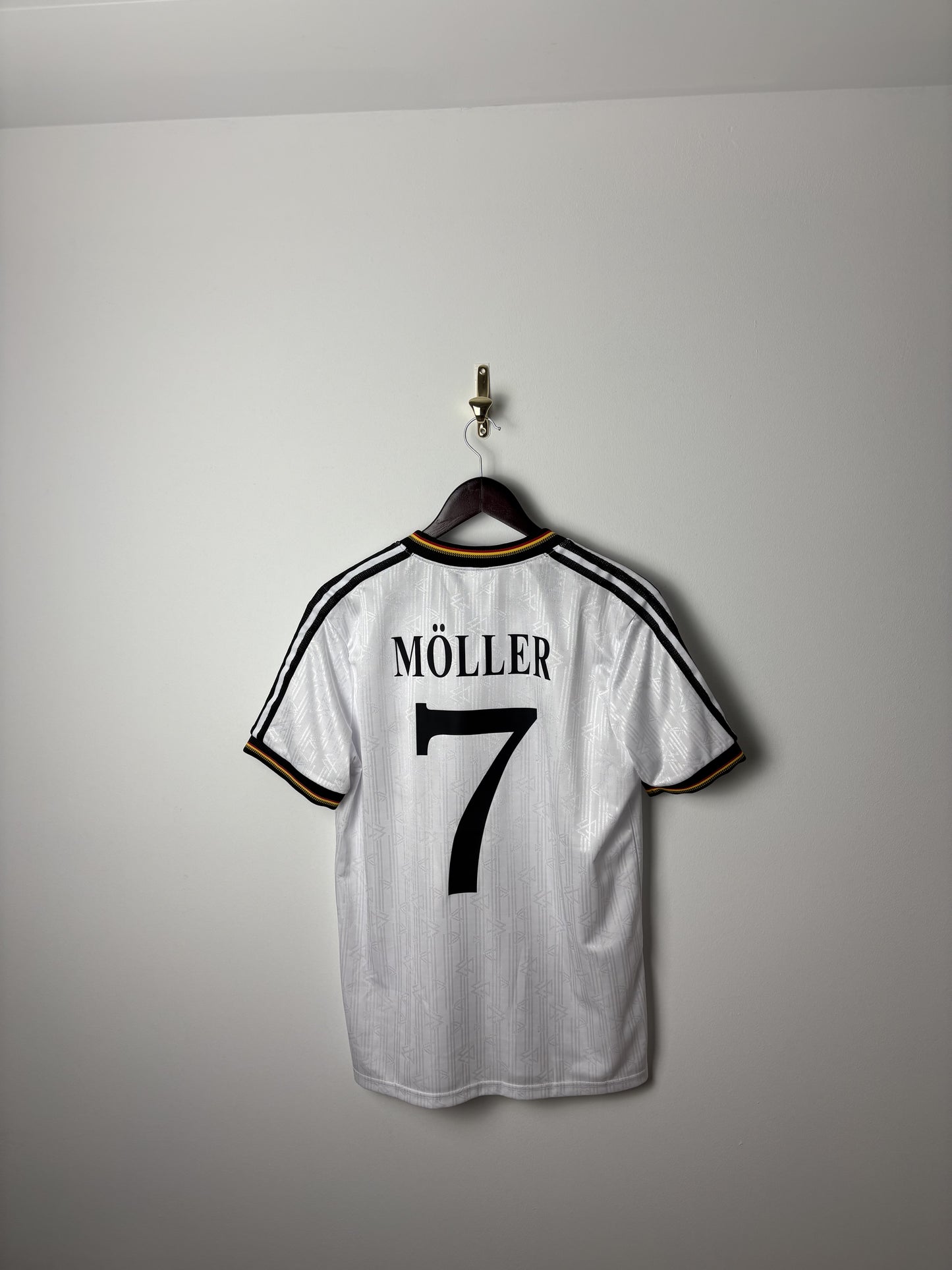 Vintage Andreas Moller #7 Jersey Germany Home Kit adidas Jersey Shirt DFB 1996
