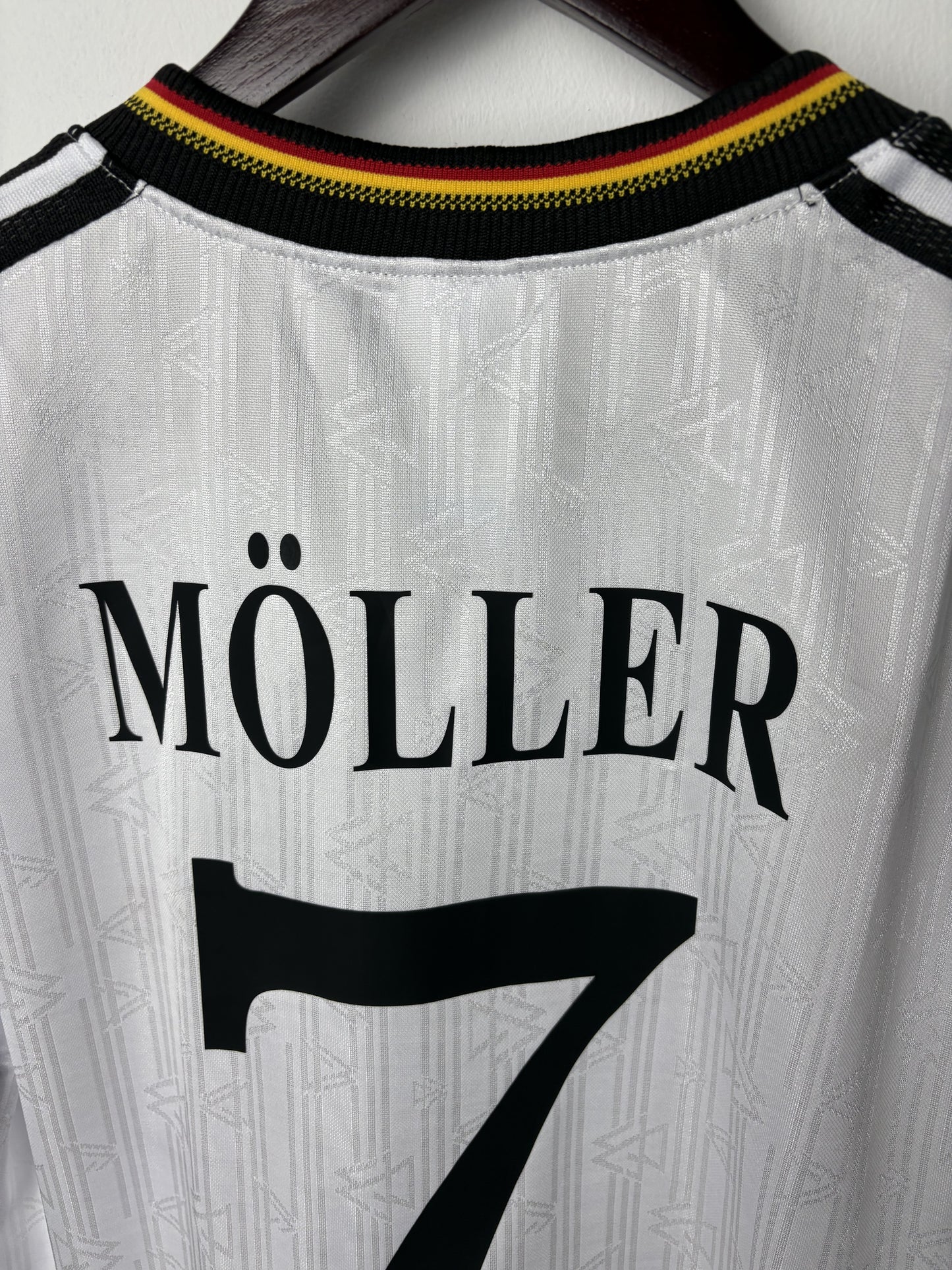 Vintage Andreas Moller #7 Jersey Germany Home Kit adidas Jersey Shirt DFB 1996