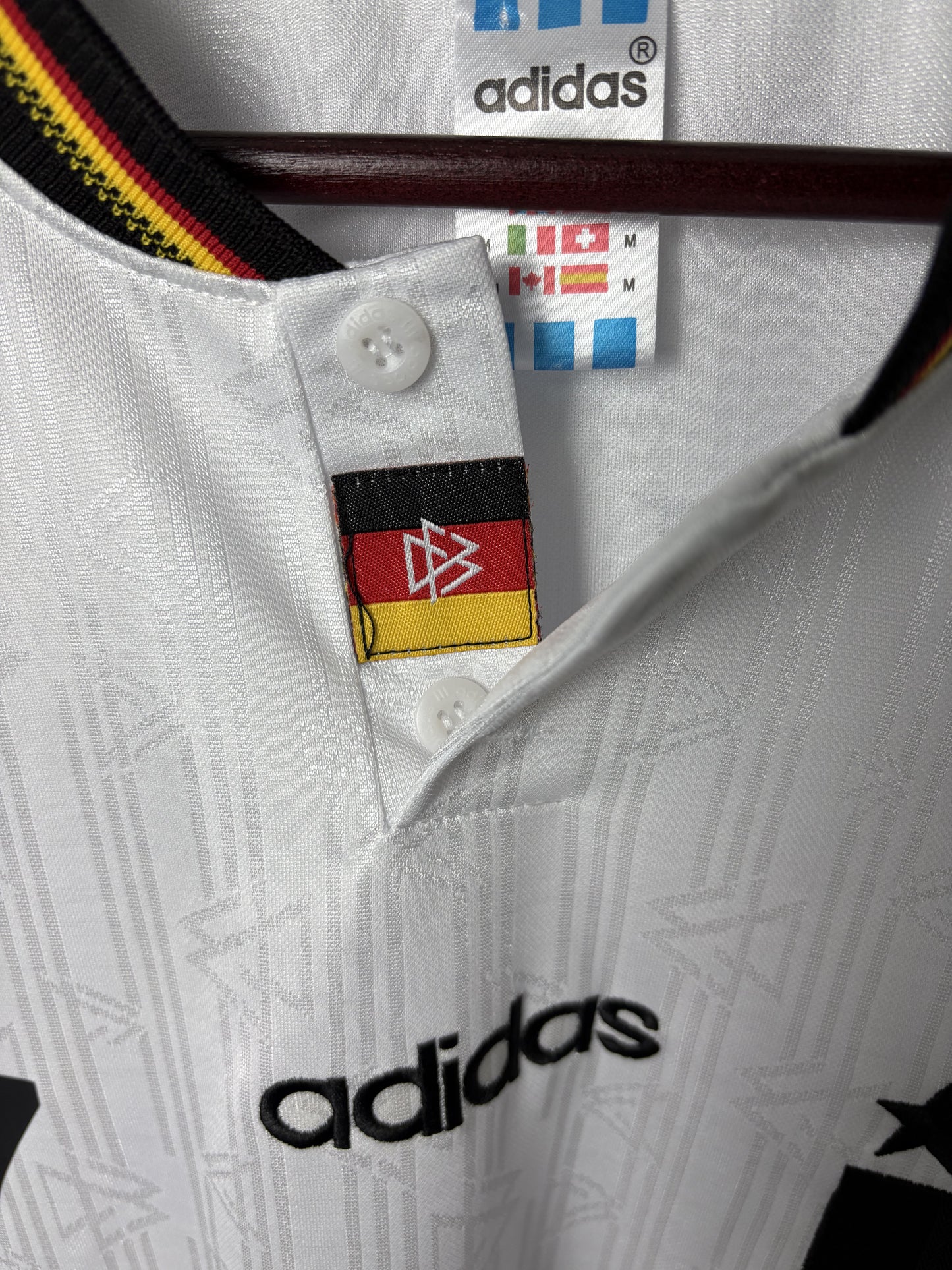 Vintage Andreas Moller #7 Jersey Germany Home Kit adidas Jersey Shirt DFB 1996