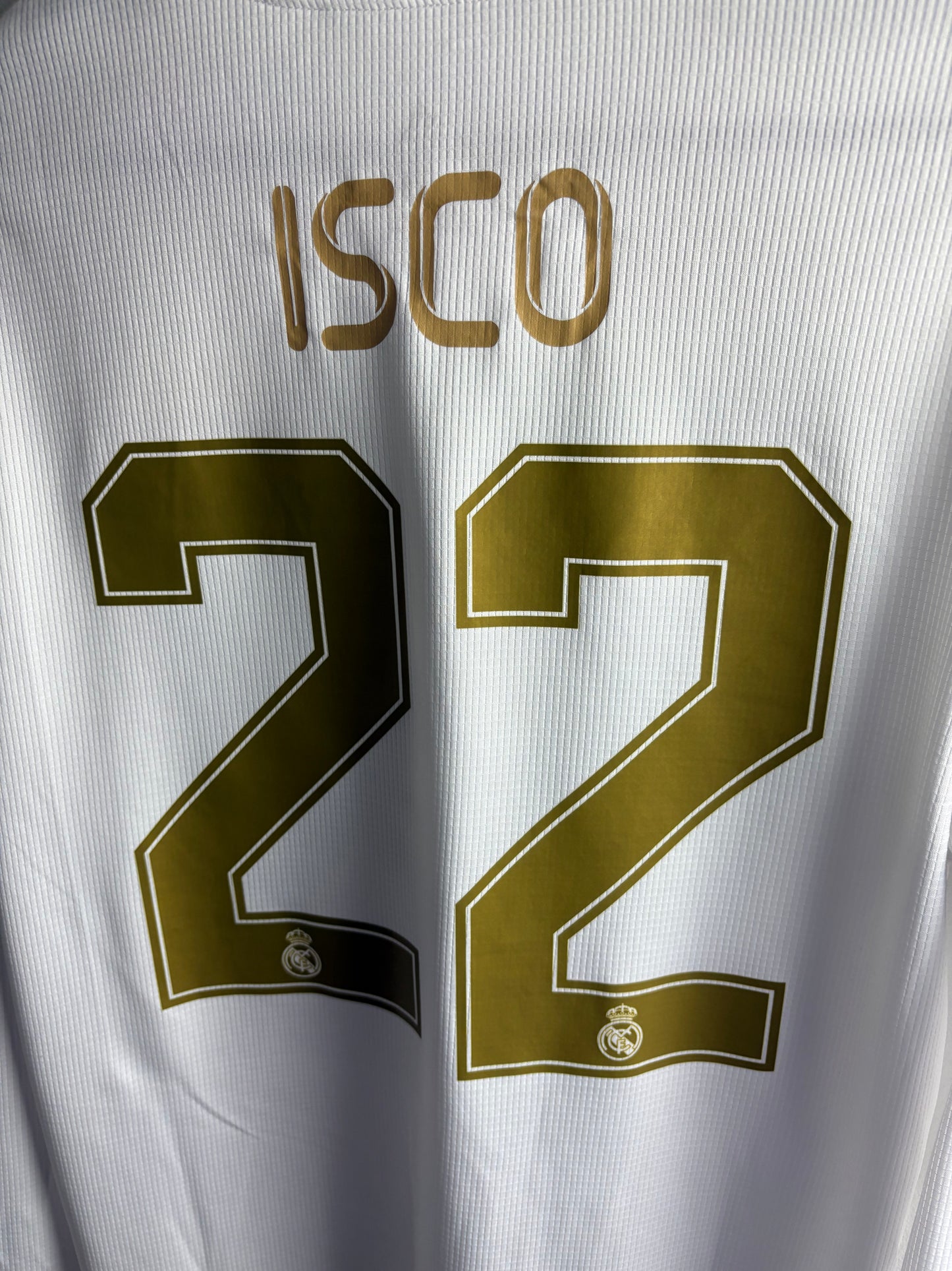 Vintage 22 Isco Real Madrid 19/20 UCL Long Sleeve Jersey