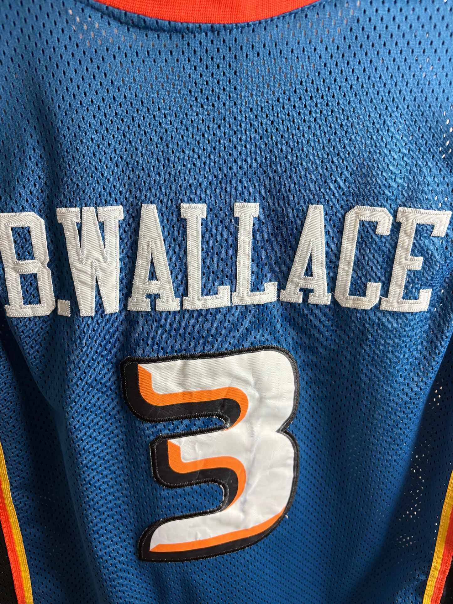 Vintage #3 B.Wallace Detroit Pistons 2022/23 NBA Basketball Jersey