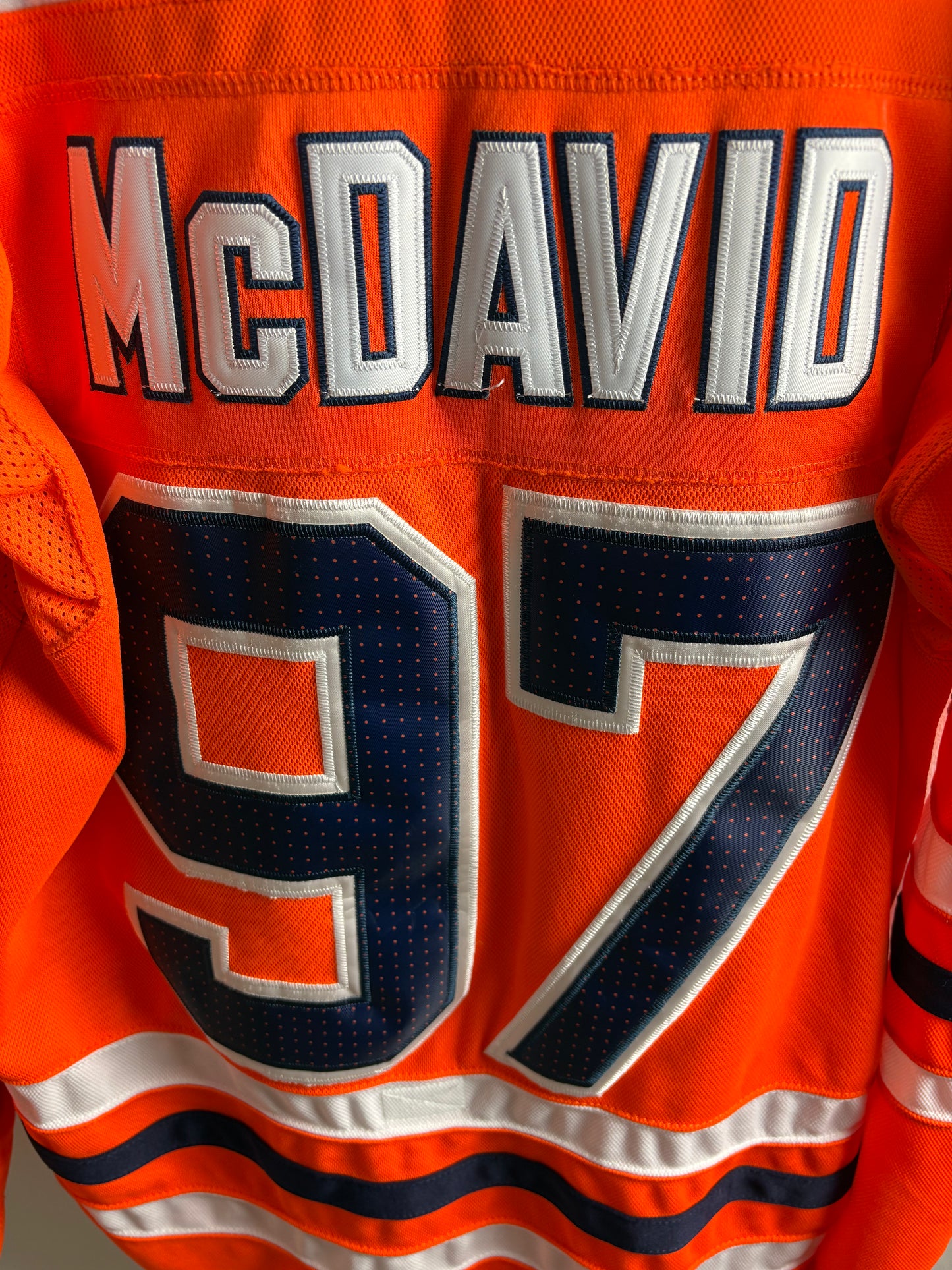 Vintage #97 Connor McDavid Edmonton Oilers Team Home Jersey