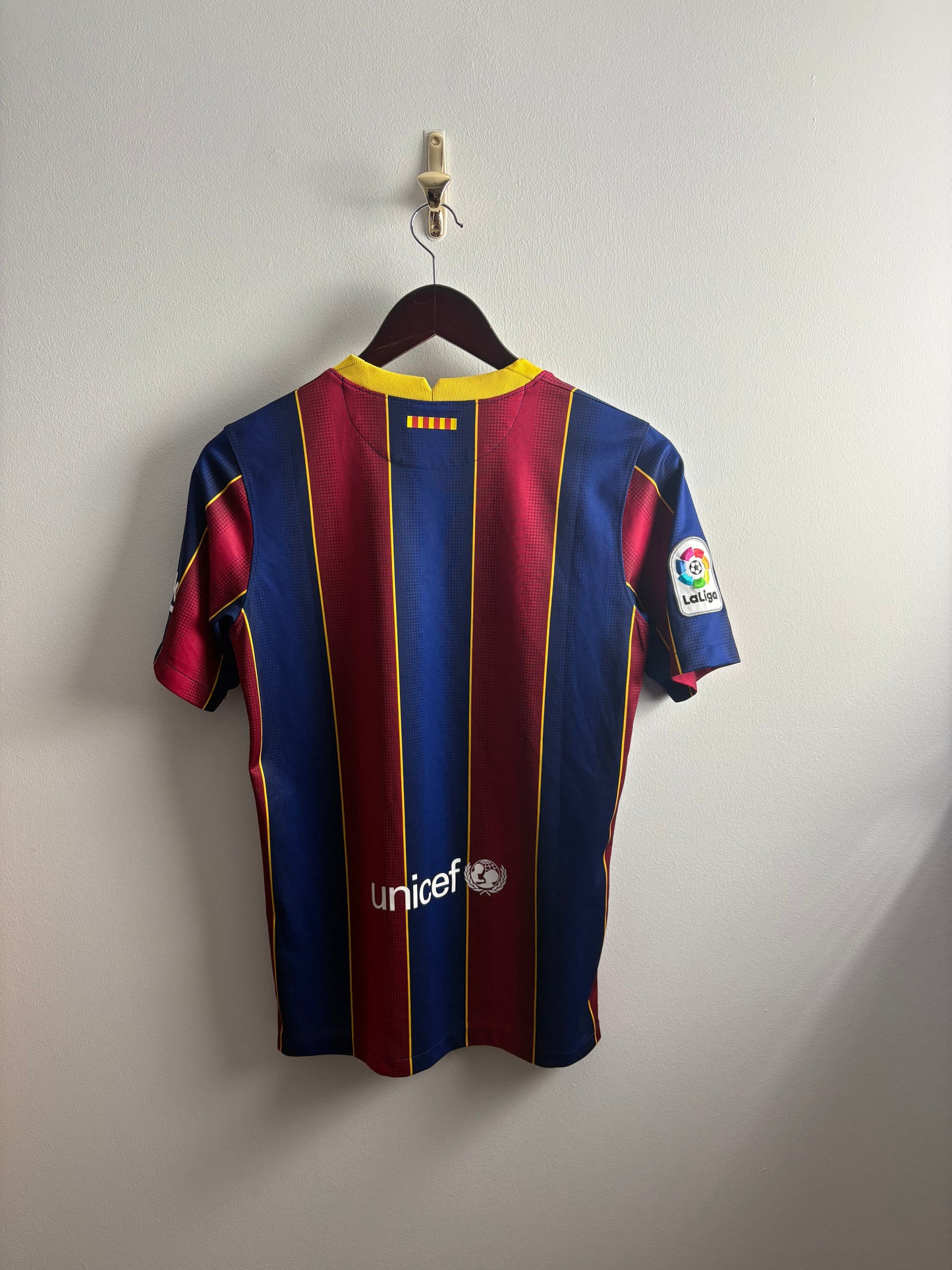 Vintage 2020-2021 FC Barcelona Home Football Shirt