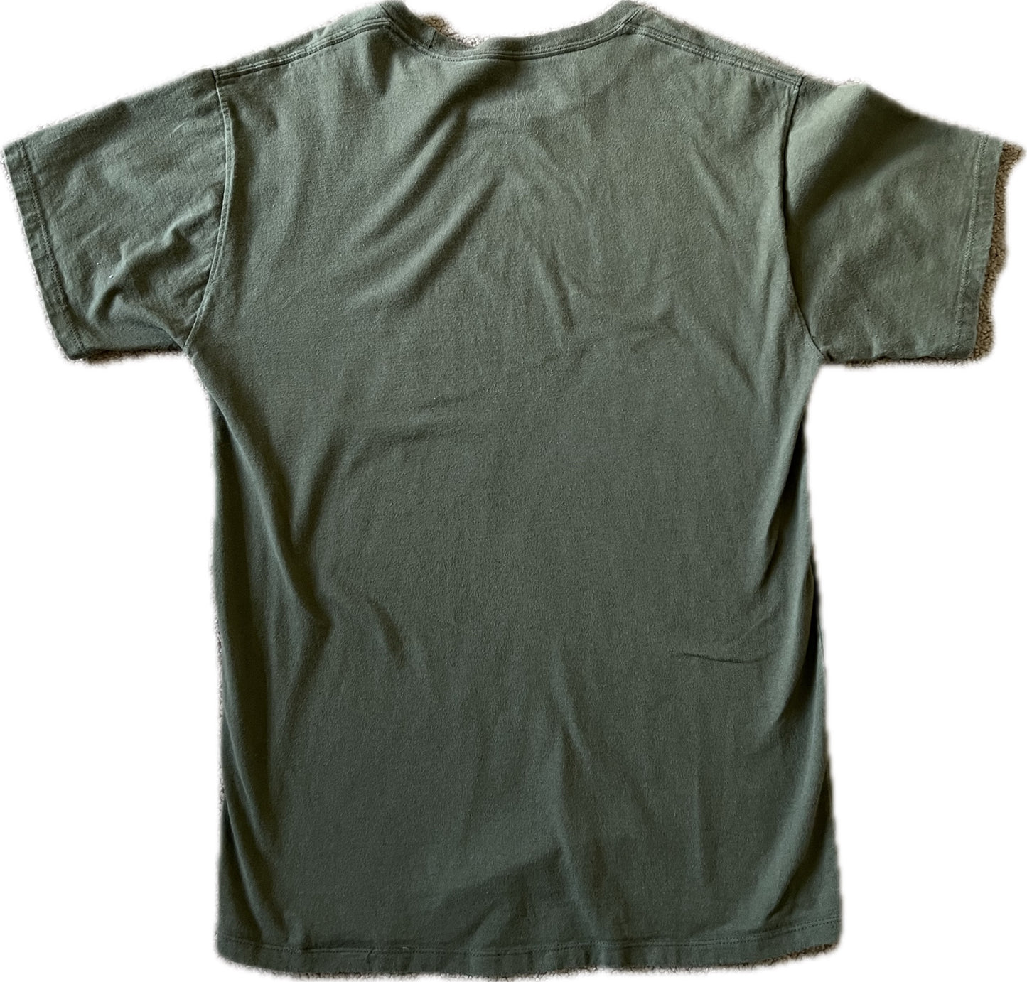 Vintage Champion T-Shirt Olive Army Men‰۪s M