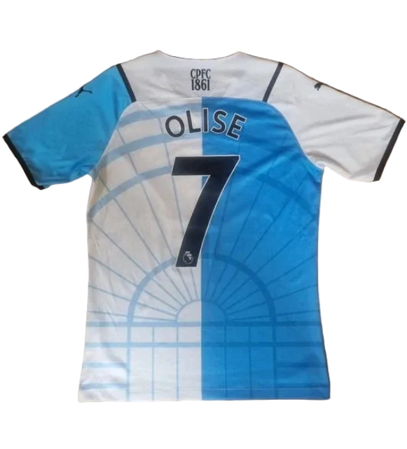 Authentic #7 Olise Crystal Palace 2021/22 Third Football