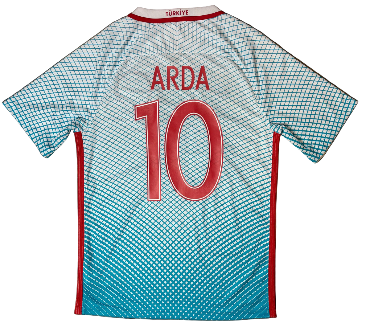 Authentic Arda #10 Turkey 2016 Away Football