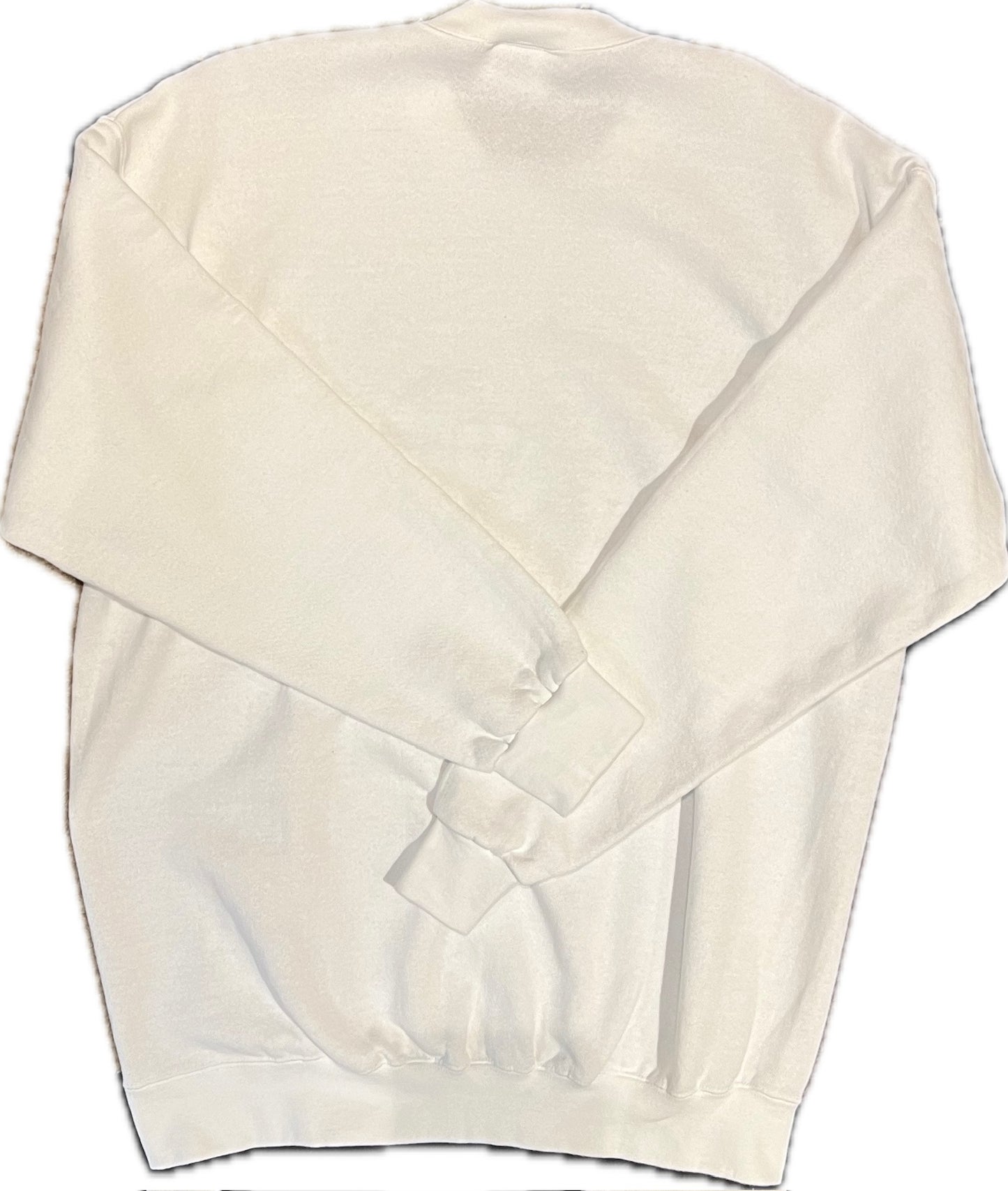 Vintage Emulsion Process Zone Flags Crew Neck White Mens XL