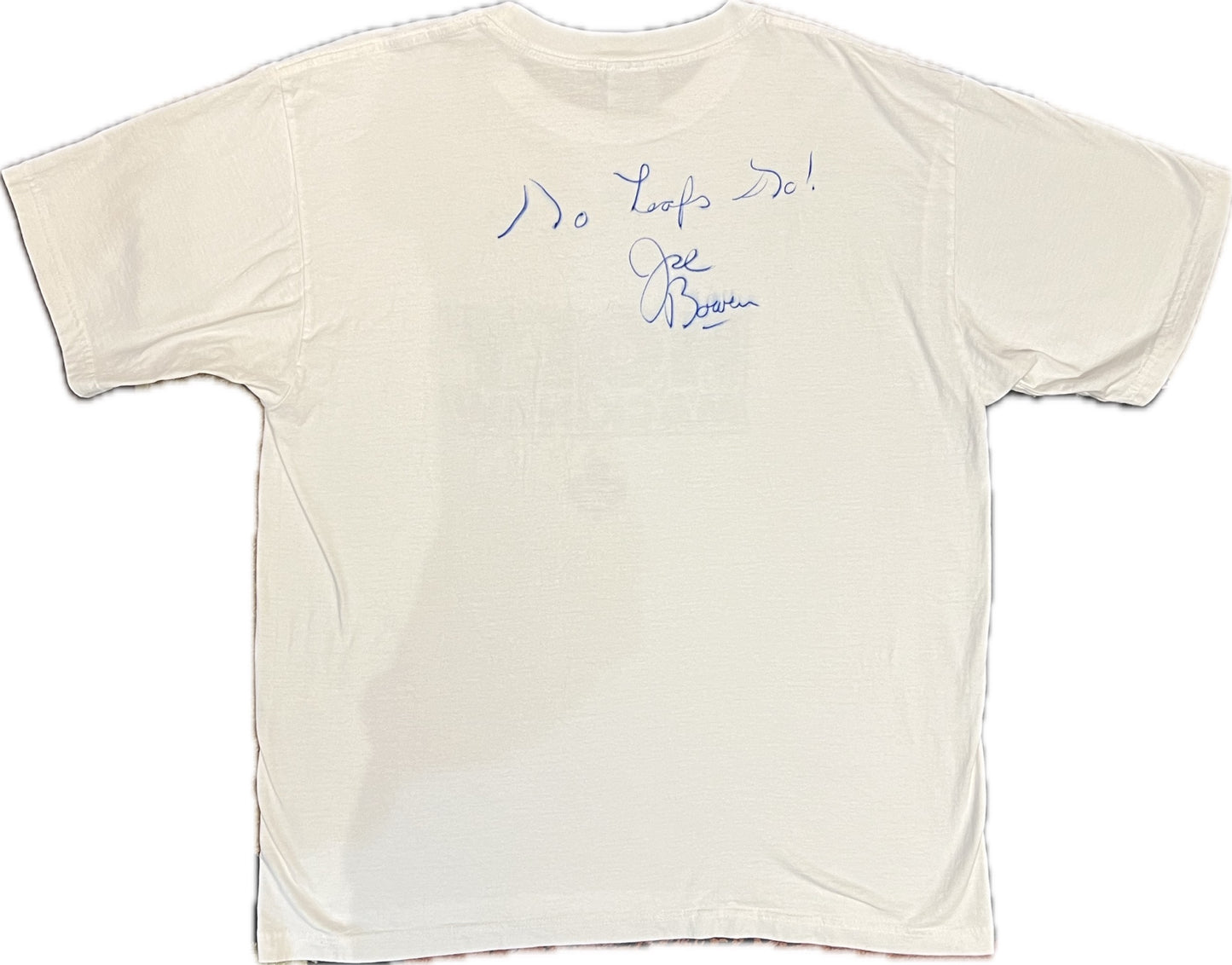 Vintage Signed Holy MackinLaw Toronto Maples Leafs White T-Shirt Men‰۪s XL