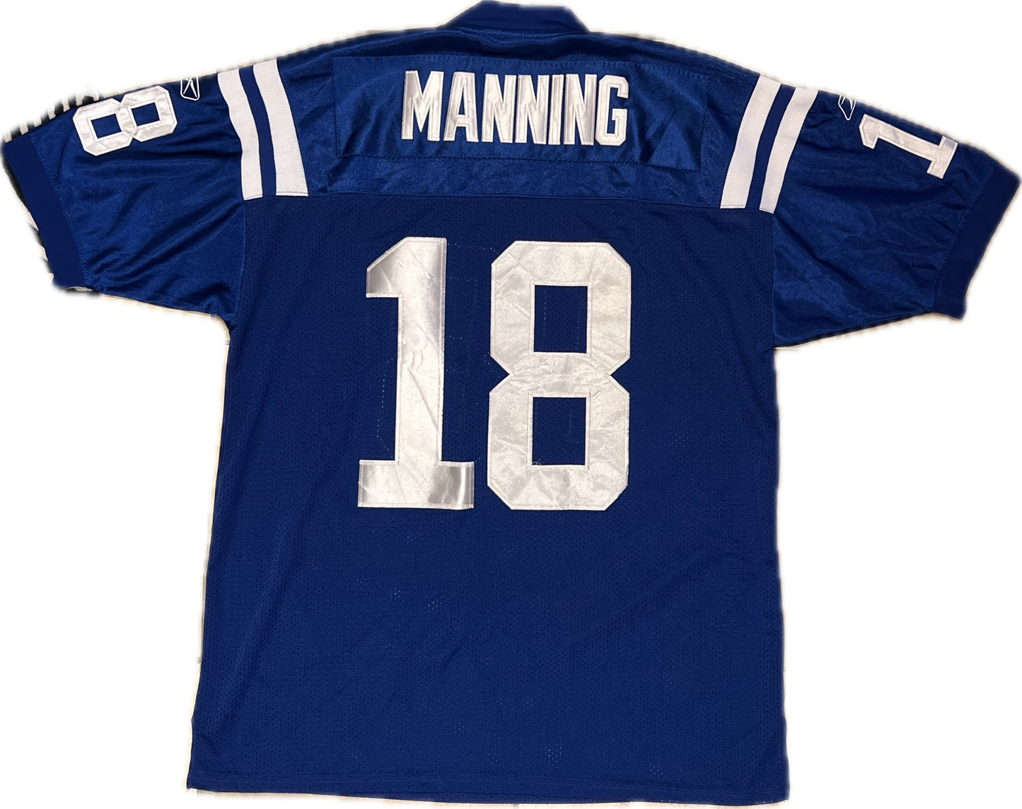 Vintage Manning Indianapolis Colts Football NFL Jersey Blue Men‰۪s 50M