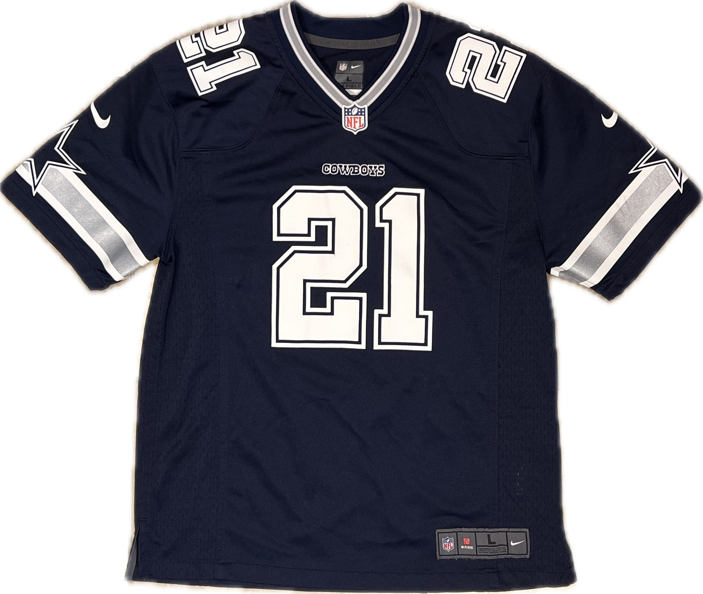 Vintage Ezekiel Elliot Dallas Cowboys Football NFL Jersey Youth L