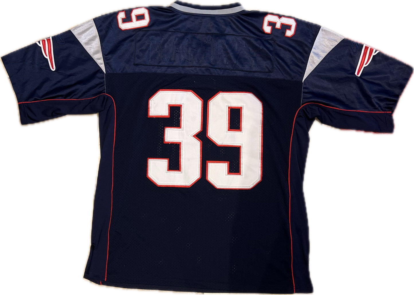 Vintage New England Patriots #39 Football NFL Jersey