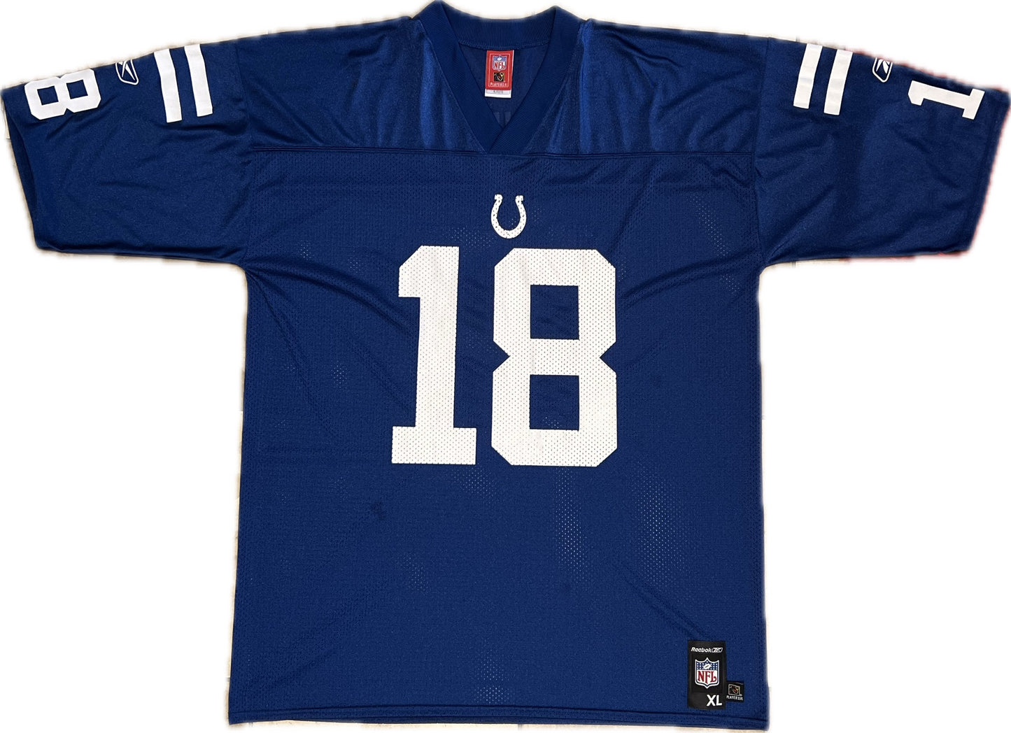 Vintage Manning Indianapolis Colts Football NFL Jersey Dark Blue Men‰۪s XL