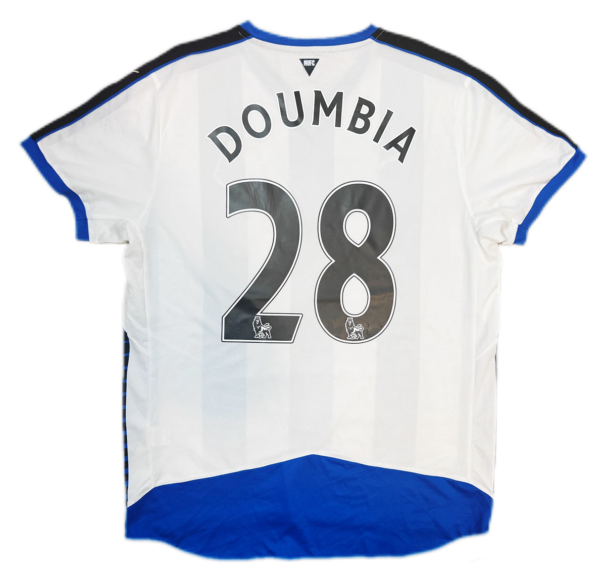 Authentic Doumbia #28 Newcastle United 2015-16 Home Football
