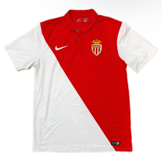Authentic Bernardo #15 AS Monaco 2014-15 Home Football