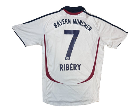Authentic #7 Ribéry Bayern Munich 2007-08 Away Football